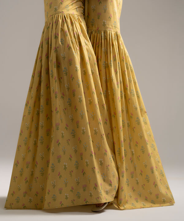 Printed Cambric Gharara