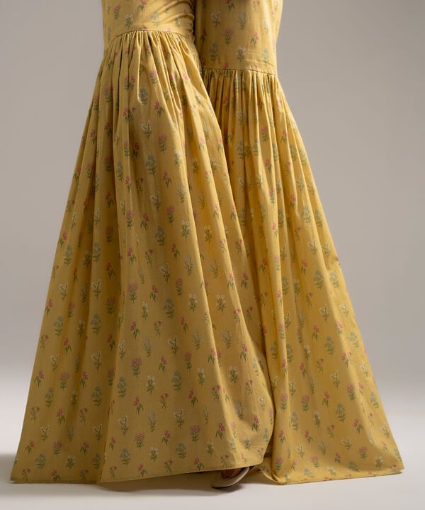 Printed Cambric Gharara