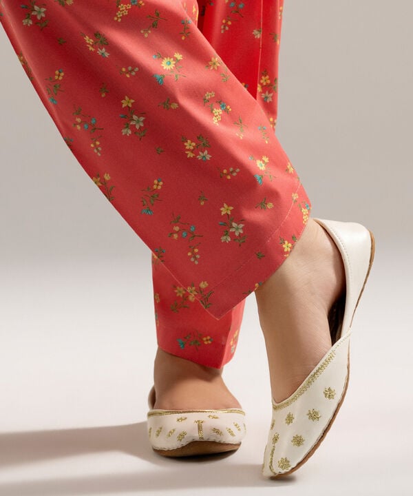 Printed Cambric Skinny Shalwar