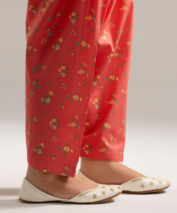 Printed Cambric Skinny Shalwar