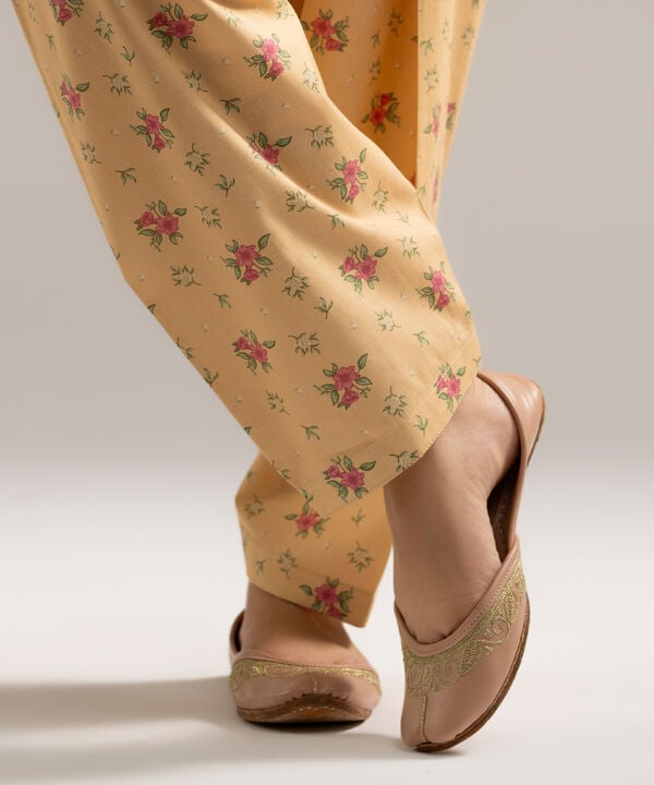 Printed Cambric Skinny Shalwar