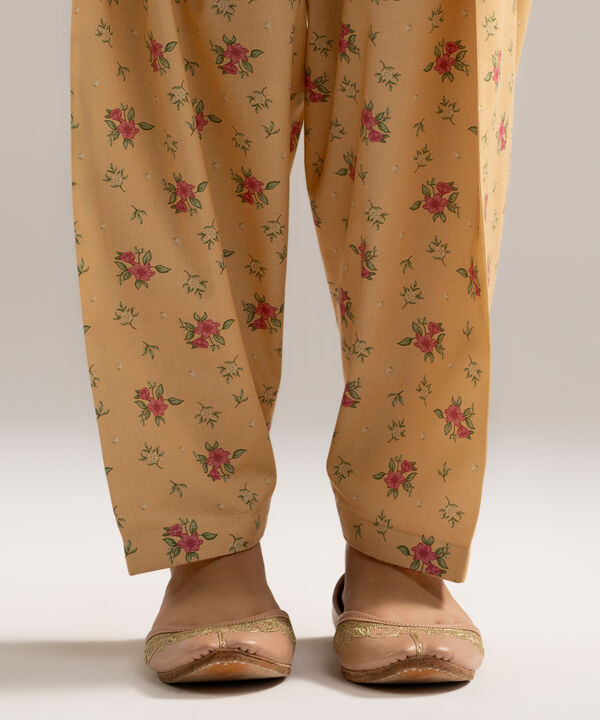 Printed Cambric Skinny Shalwar