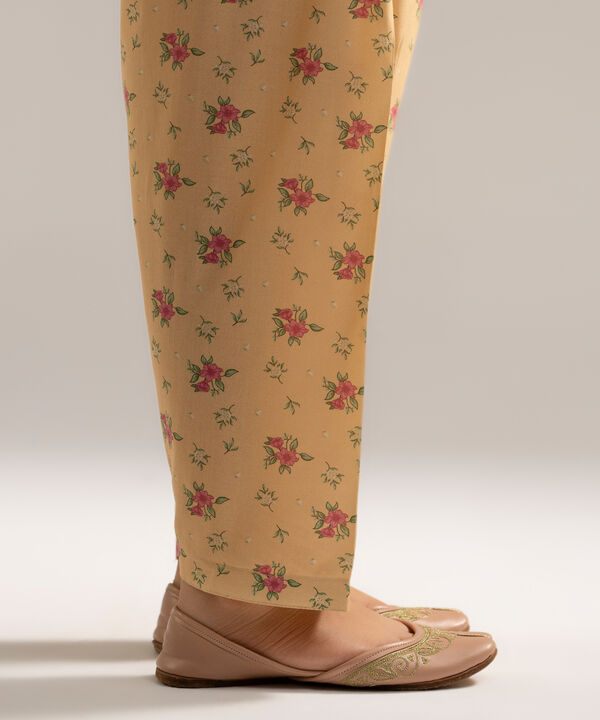 Printed Cambric Skinny Shalwar