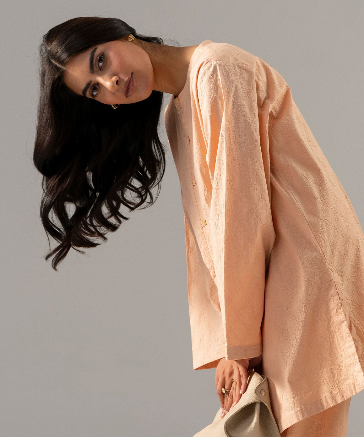 2 Piece - Solid Textured Cotton Suit PBWSCWMRV806