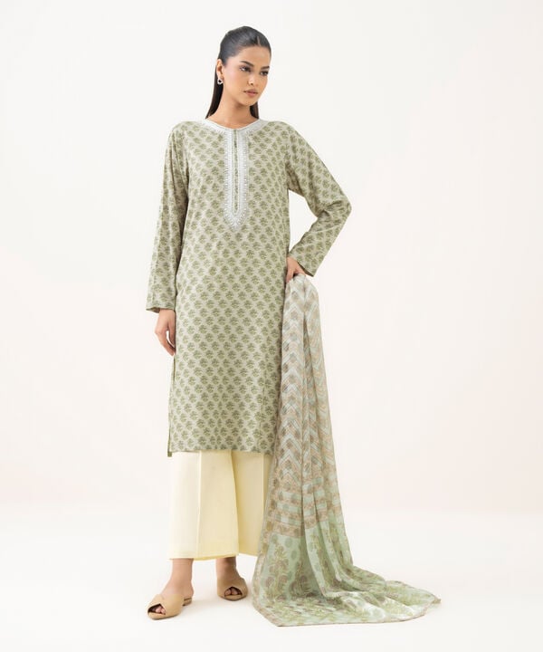 Printed Jacquard Dupatta
