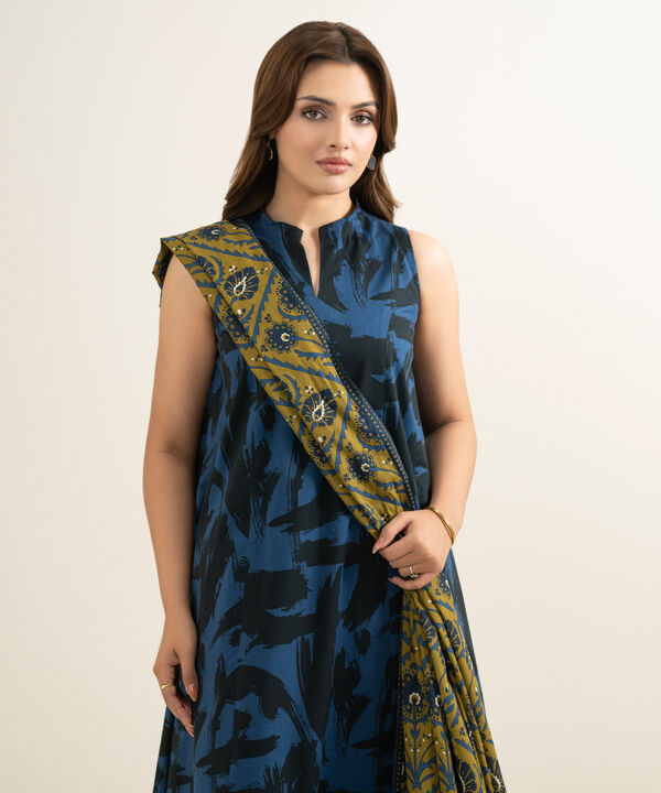 3 Piece - Printed Lawn Suit