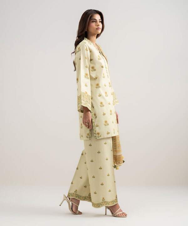 3 Piece - Printed Lawn Suit