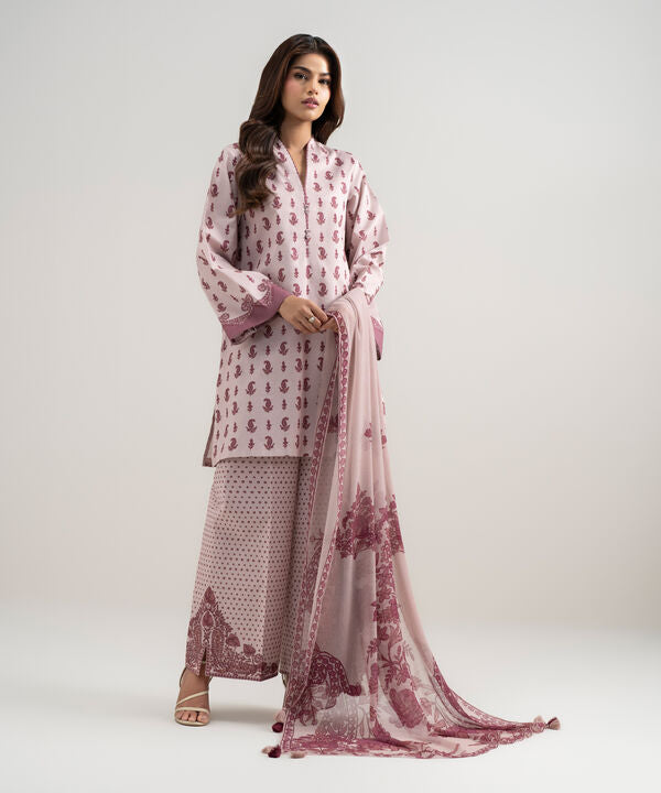 3 Piece - Printed Lawn Suit