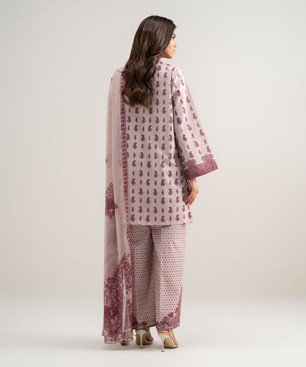 3 Piece - Printed Lawn Suit