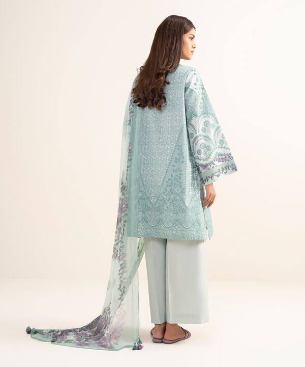 3 Piece - Printed Lawn Suit