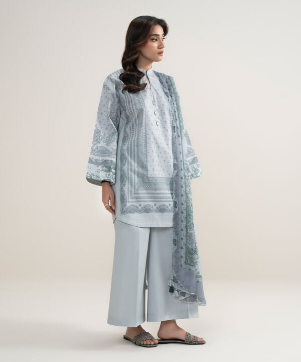 3 Piece - Printed Lawn Suit