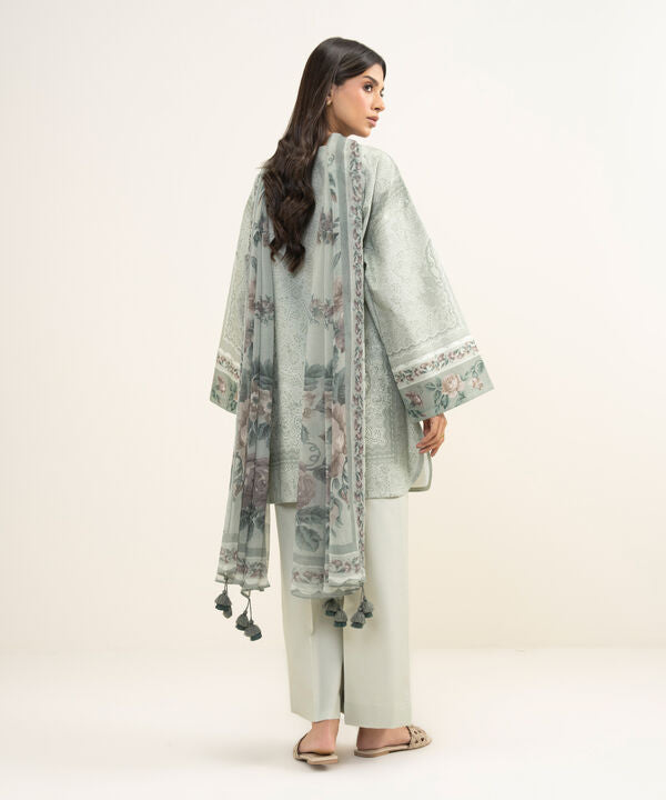3 Piece - Printed Lawn Suit