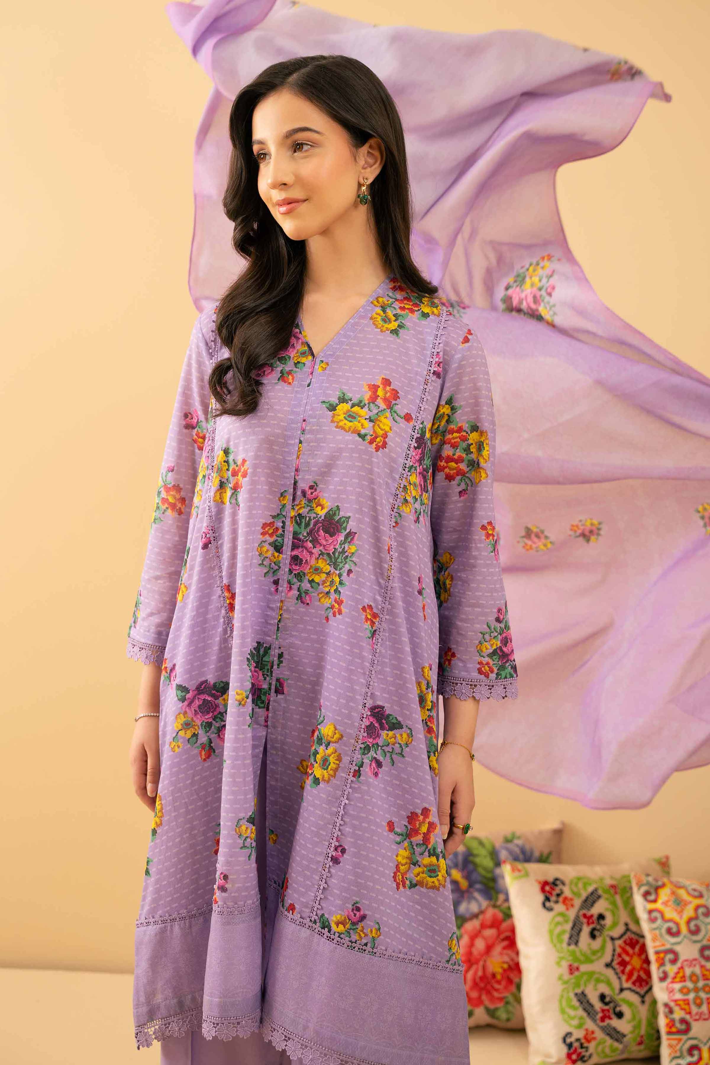 3 Piece - Printed Suit - PE25-374