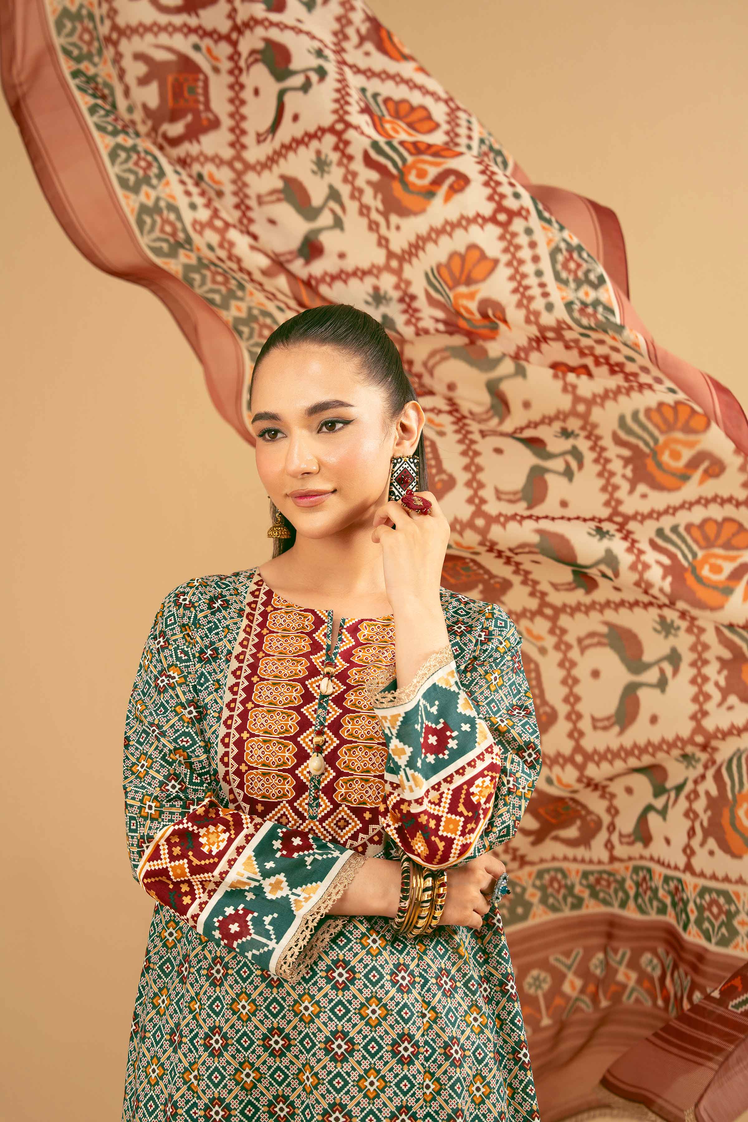 2 Piece - Printed Suit - PE25-498