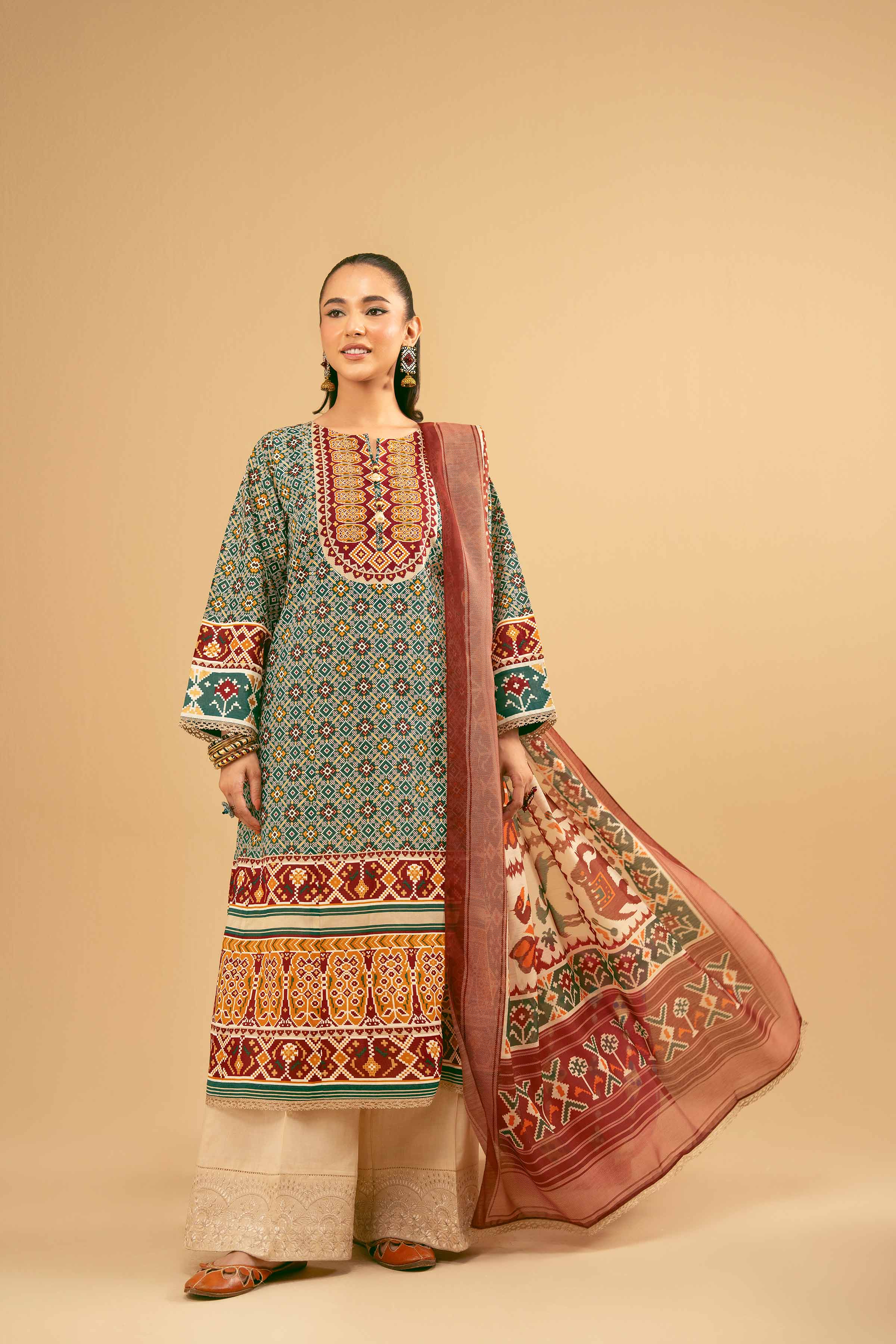 2 Piece - Printed Suit - PE25-498