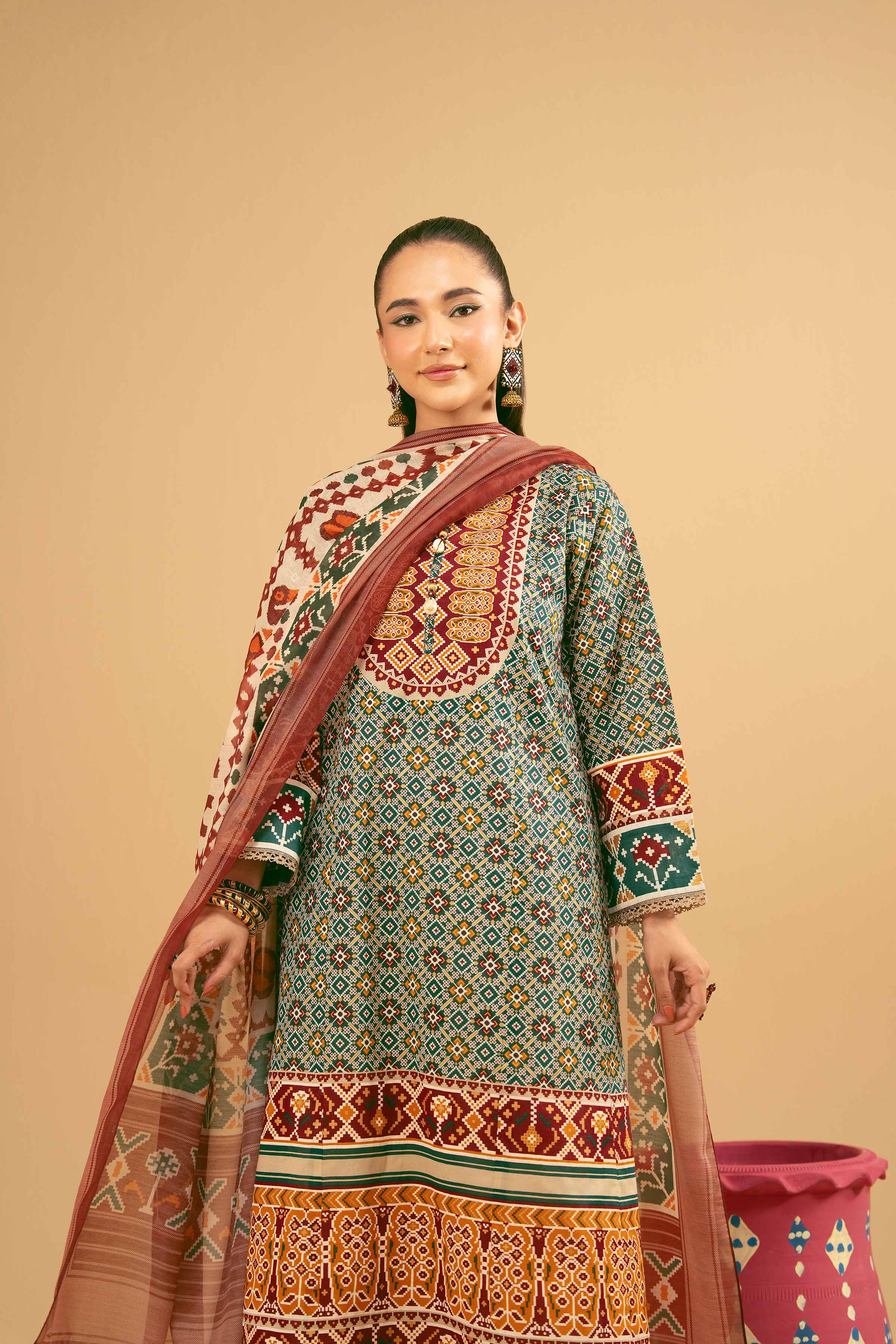 2 Piece - Printed Suit - PE25-498
