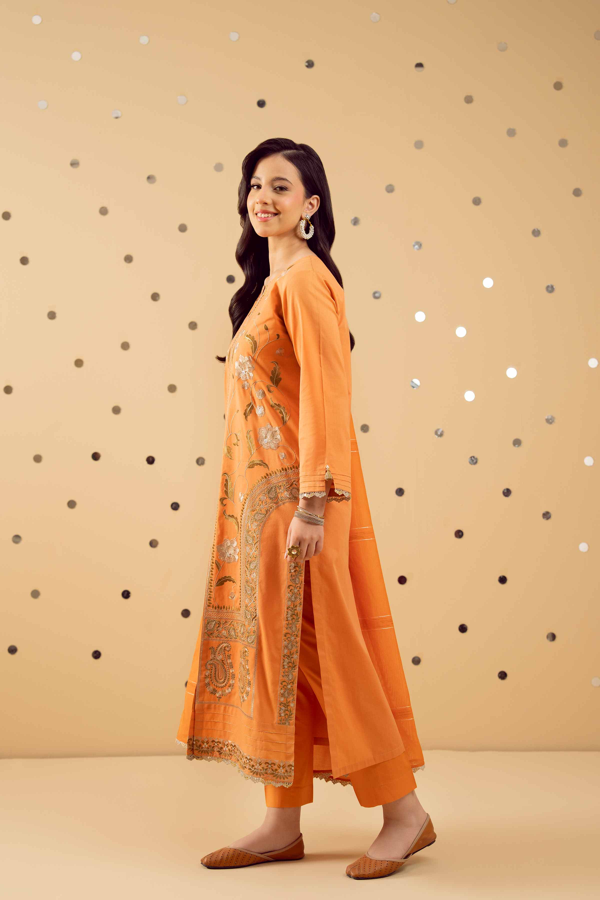 3 Piece - Embroidered Suit - PE25-502