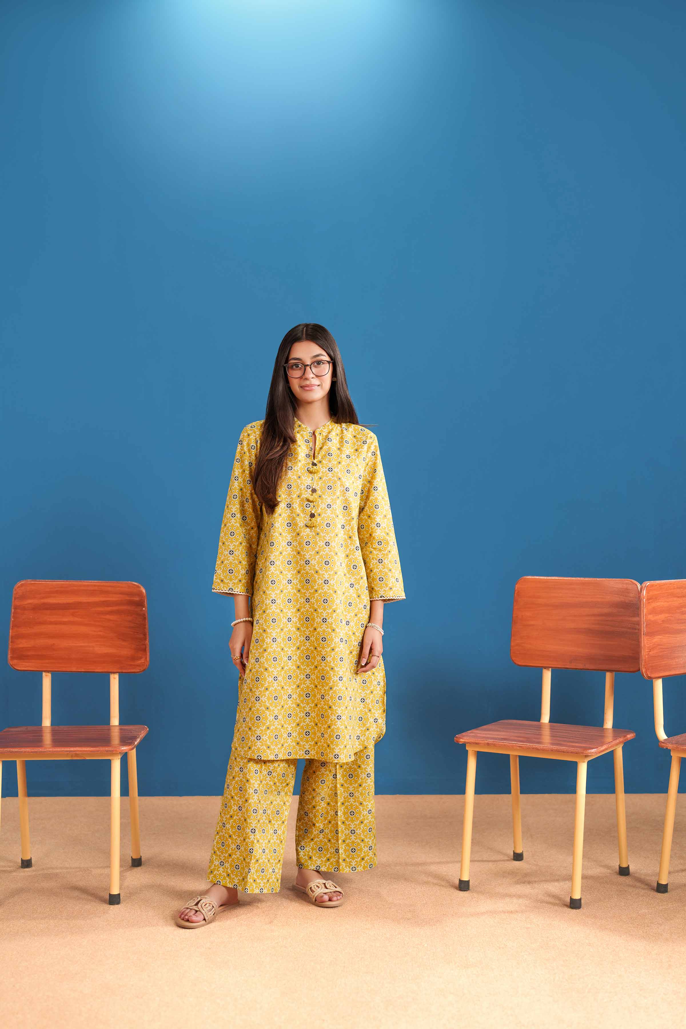 2 Piece - Printed Suit - PE25-522