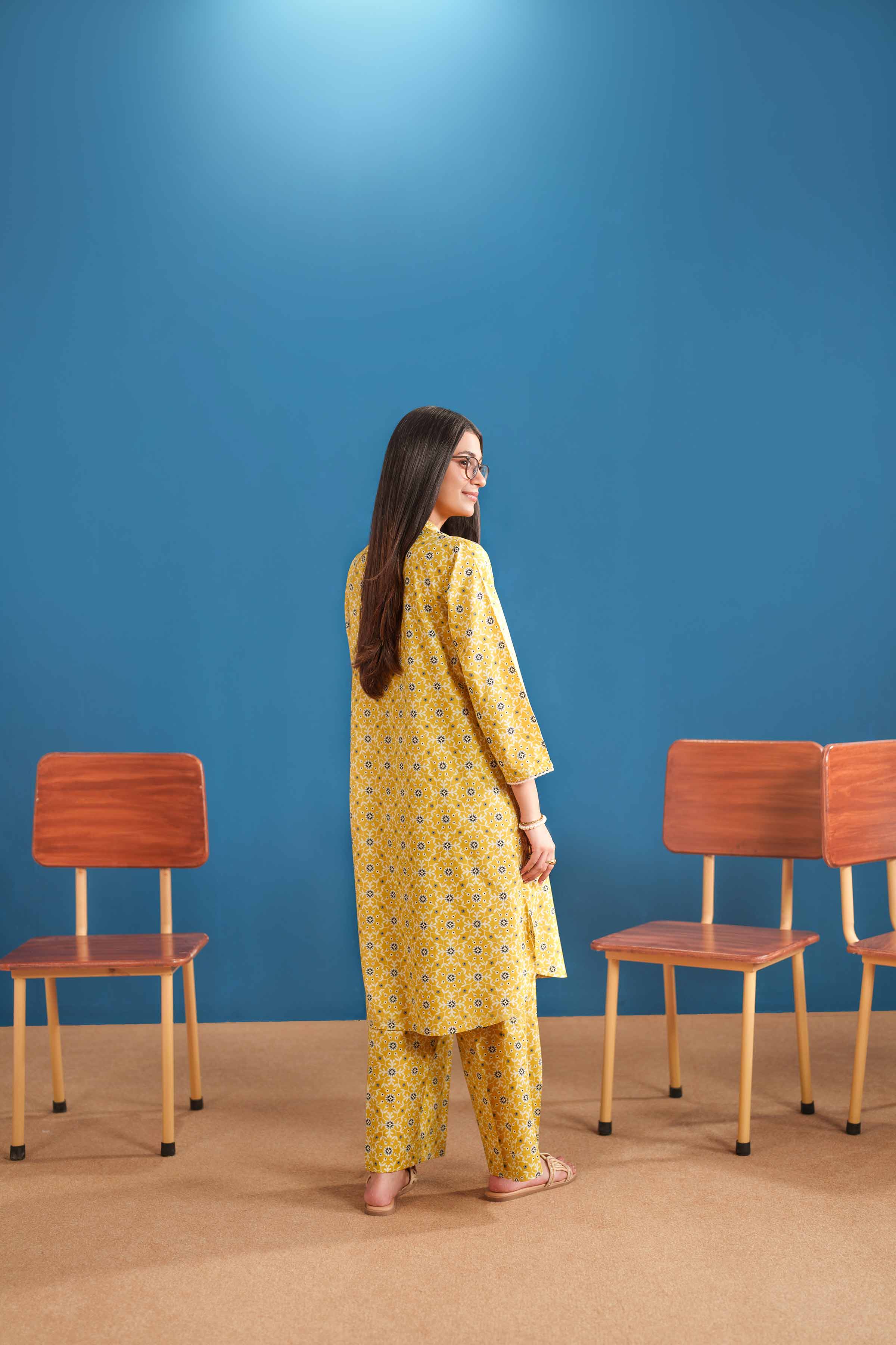 2 Piece - Printed Suit - PE25-522