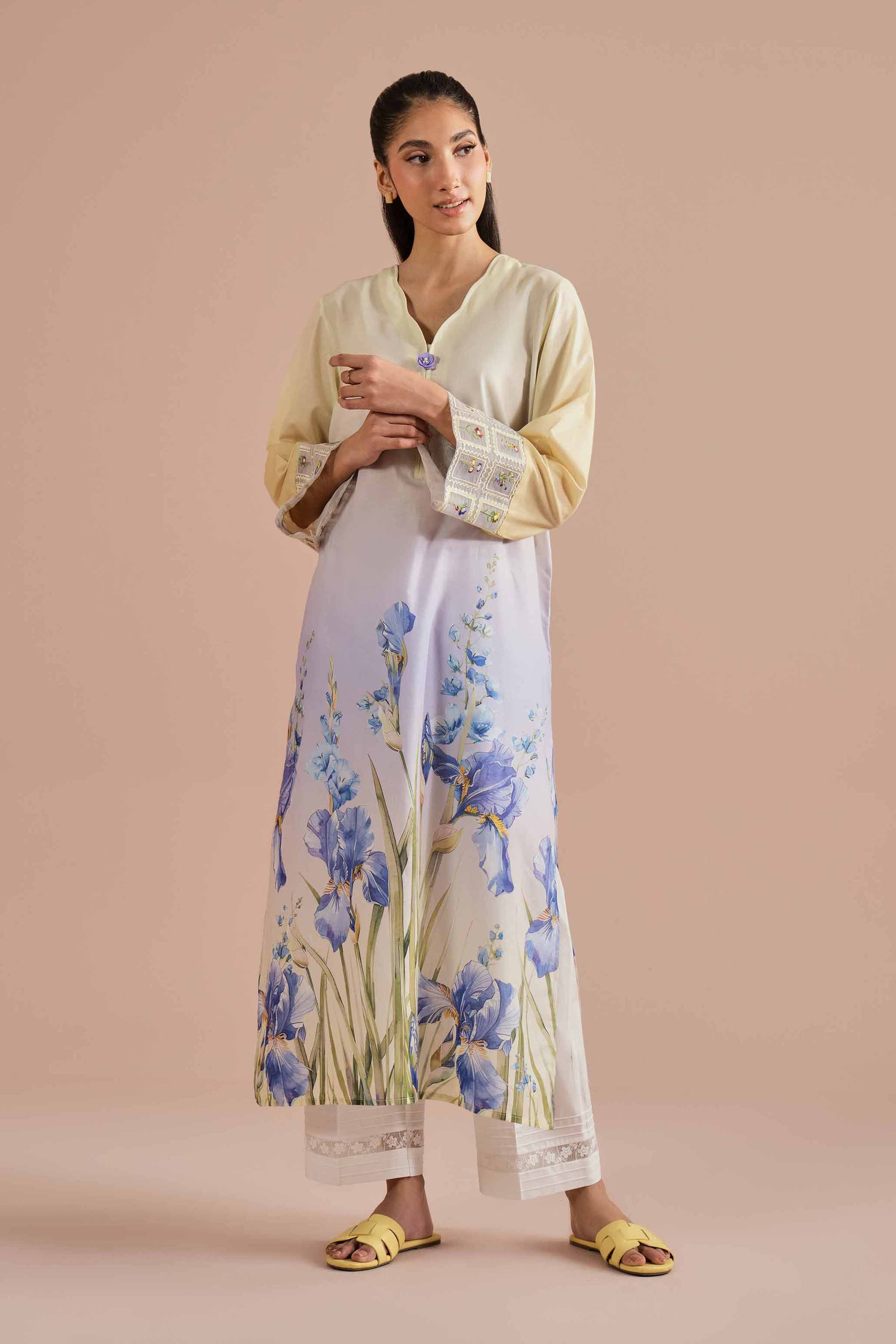 Printed Embroidered Shirt - PE26-02