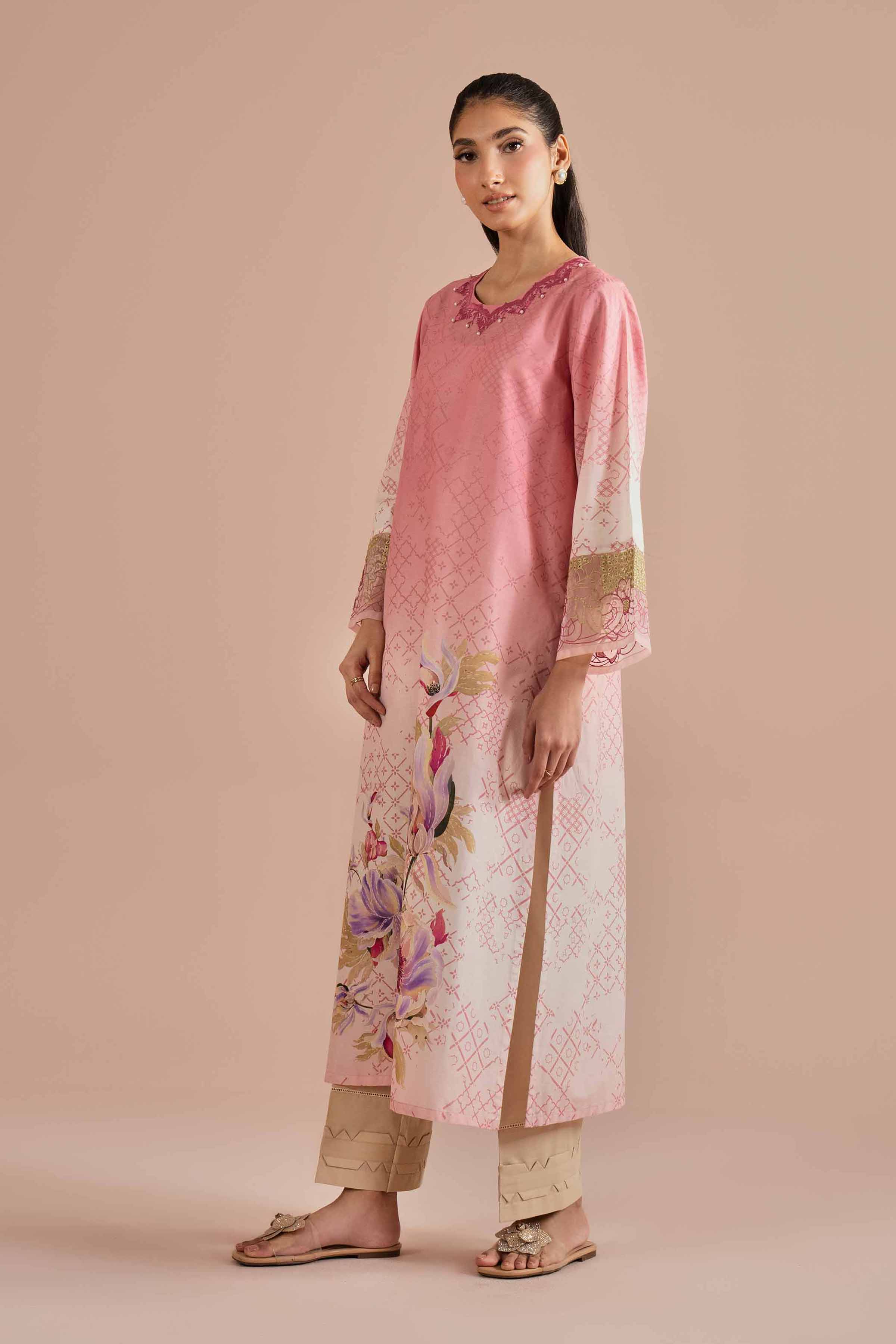 Printed Embroidered Shirt - PE26-03