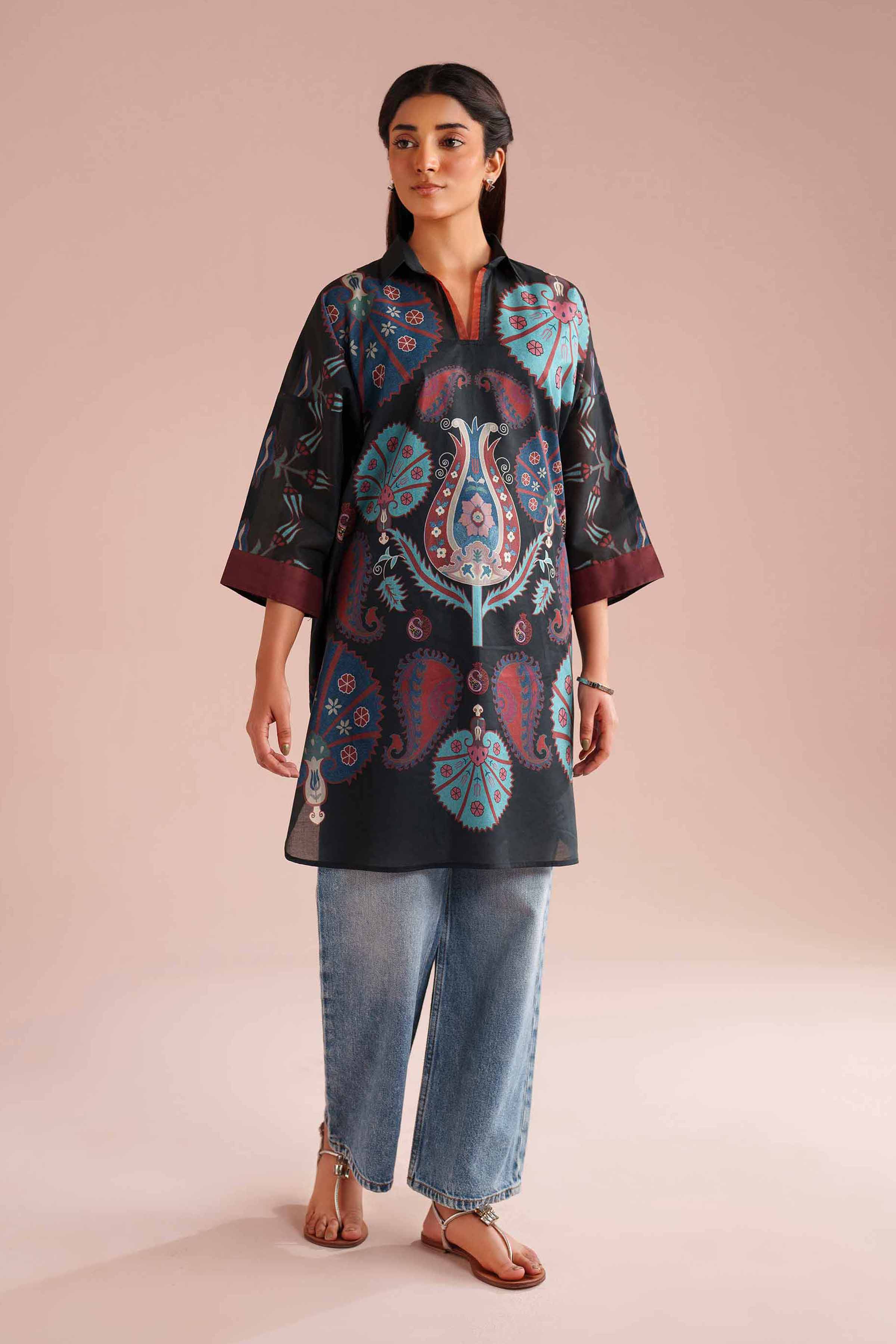 Printed Kimono - PE26-105