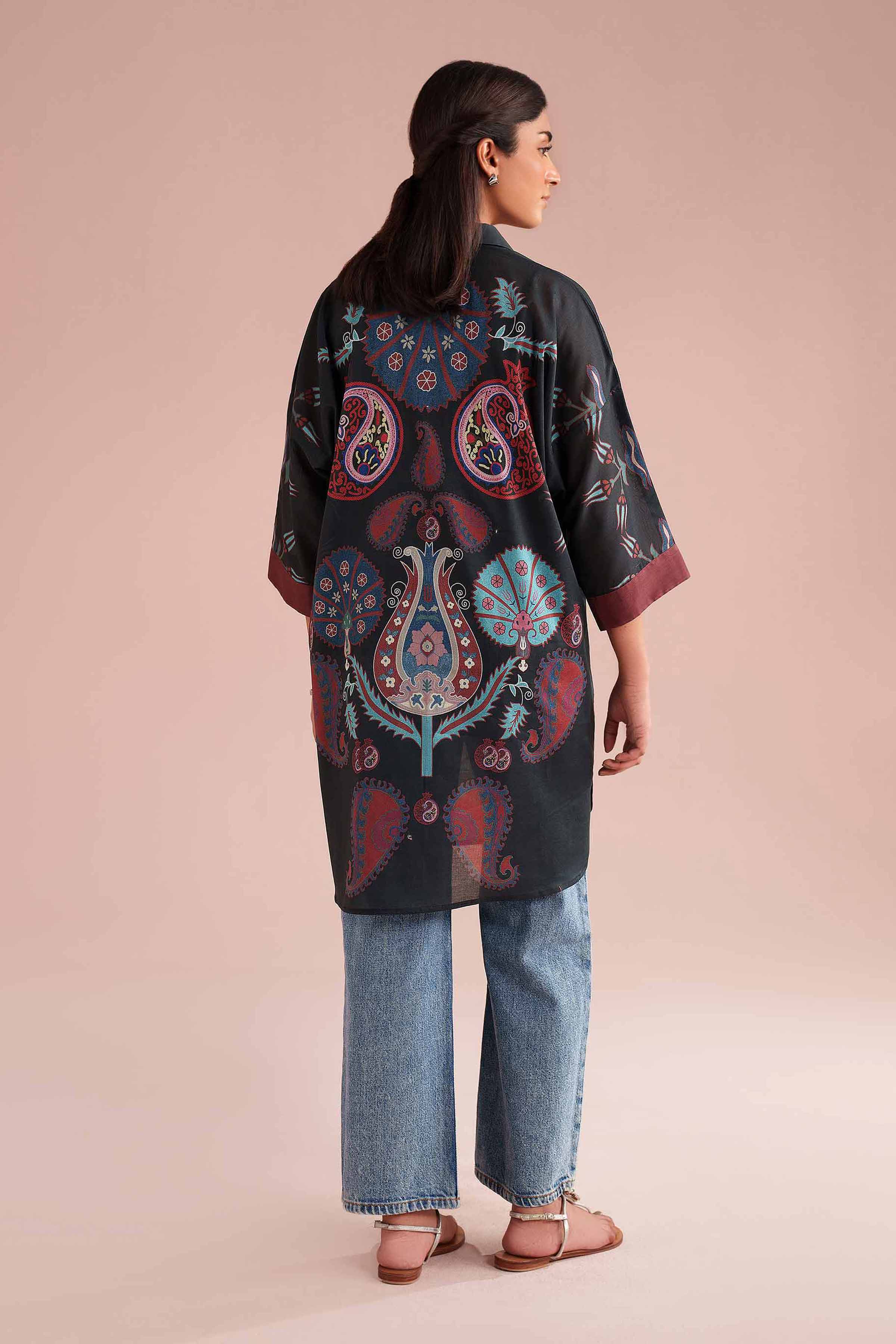 Printed Kimono - PE26-105