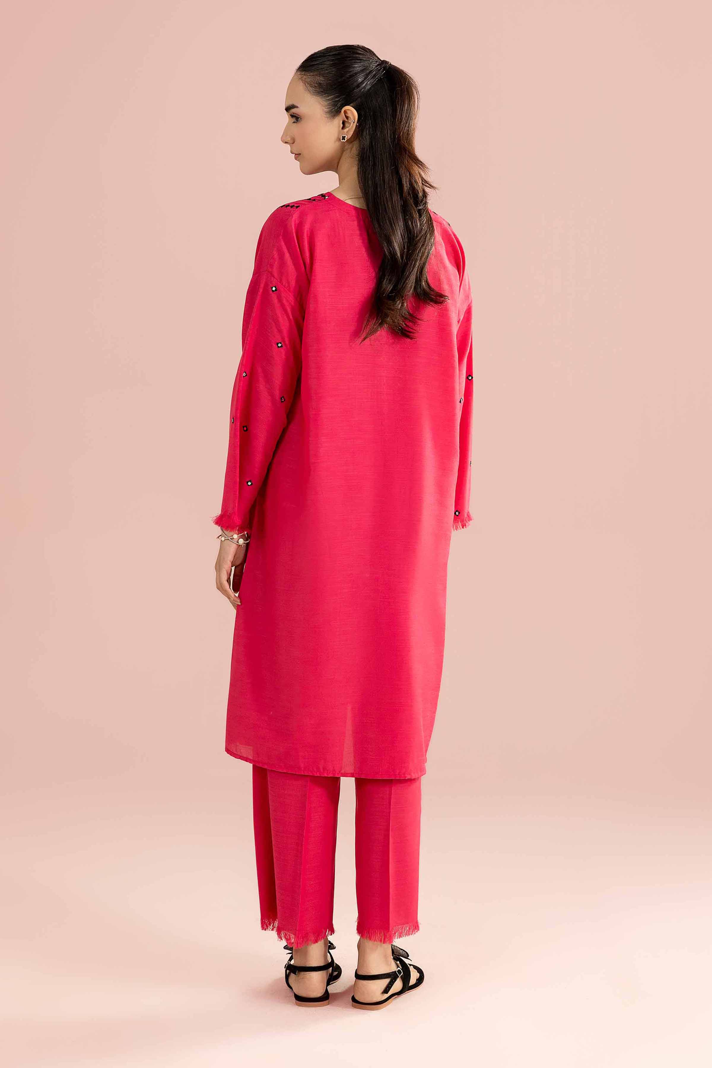 2 Piece - Embroidered Suit - PE26-163