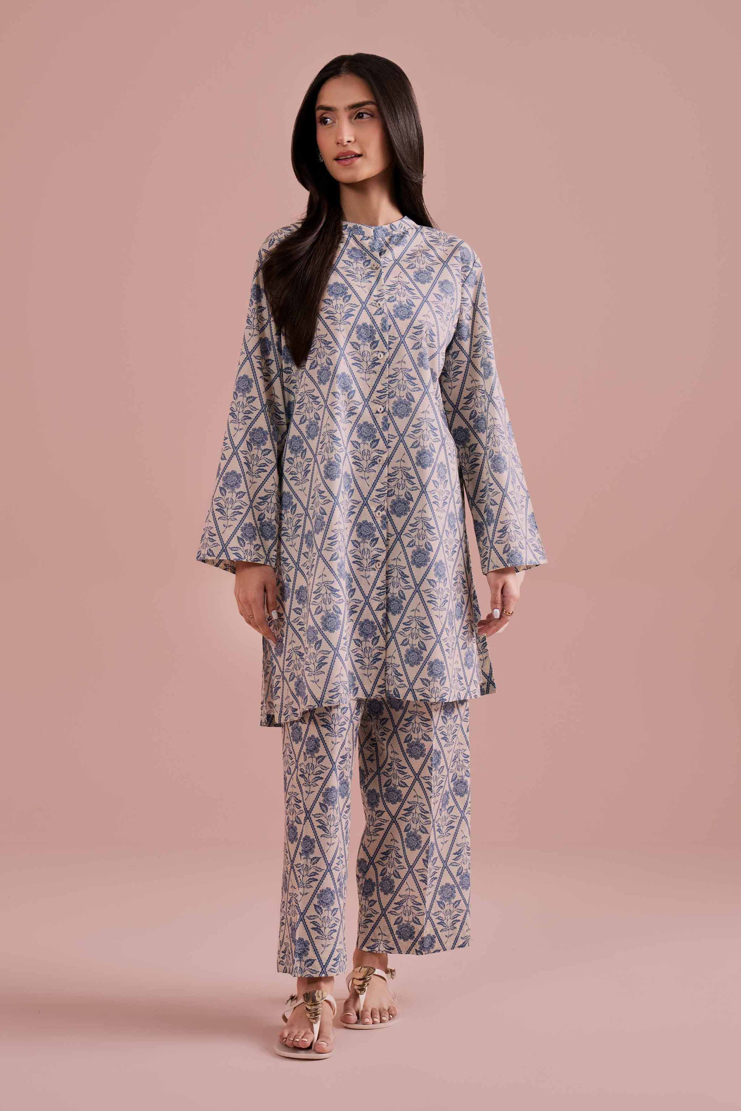 2 Piece - Printed Suit - PE26-178