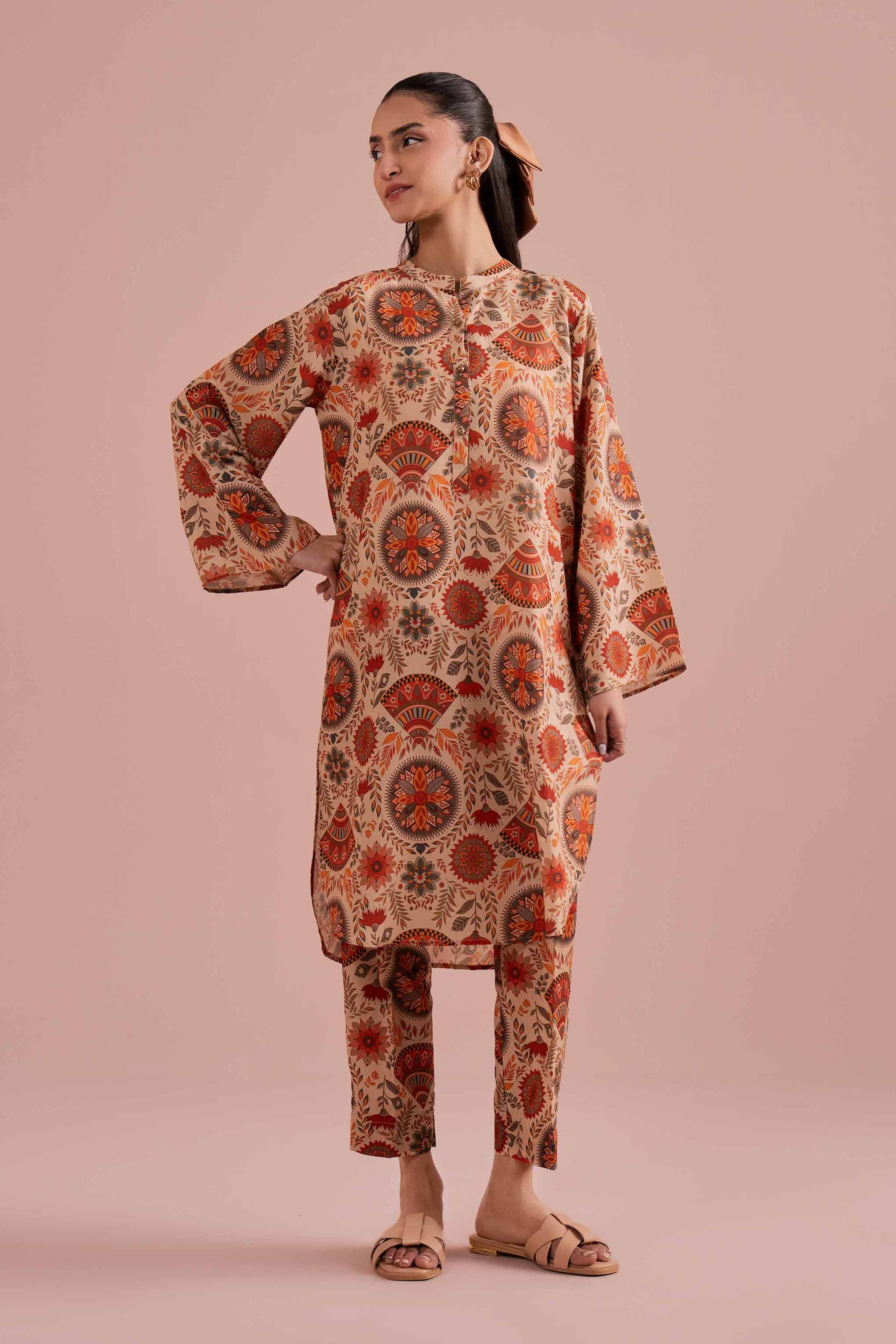 2 Piece - Printed Suit - PE26-18