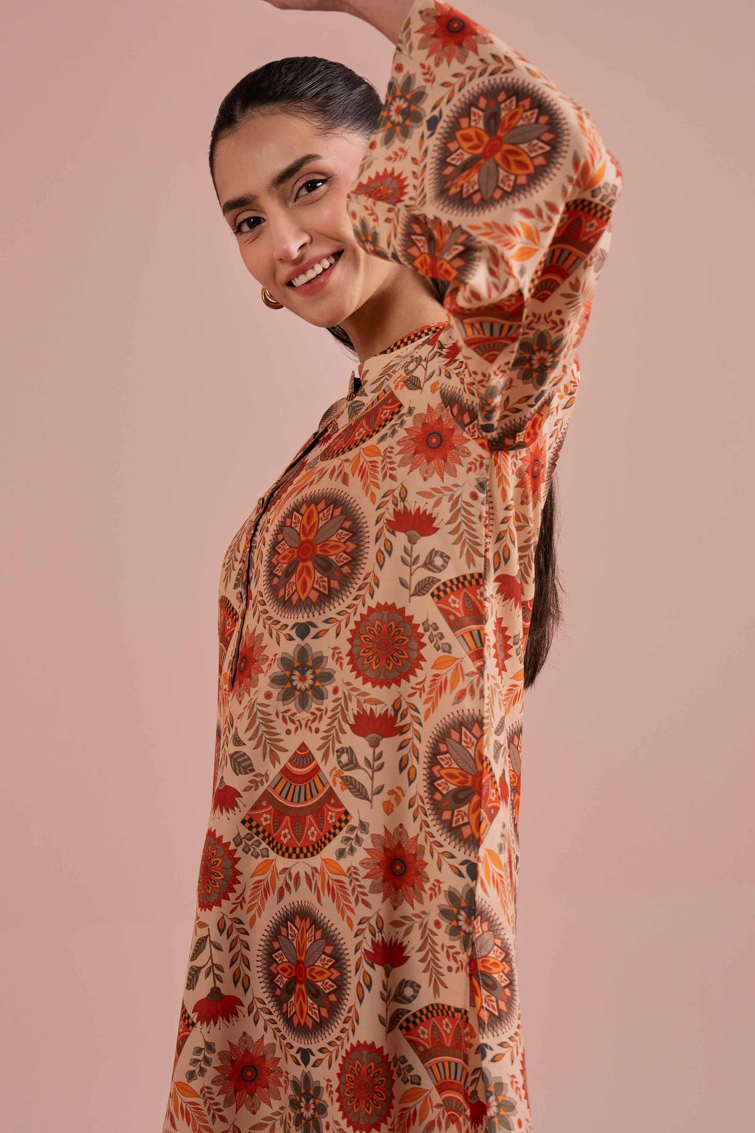 2 Piece - Printed Suit - PE26-18