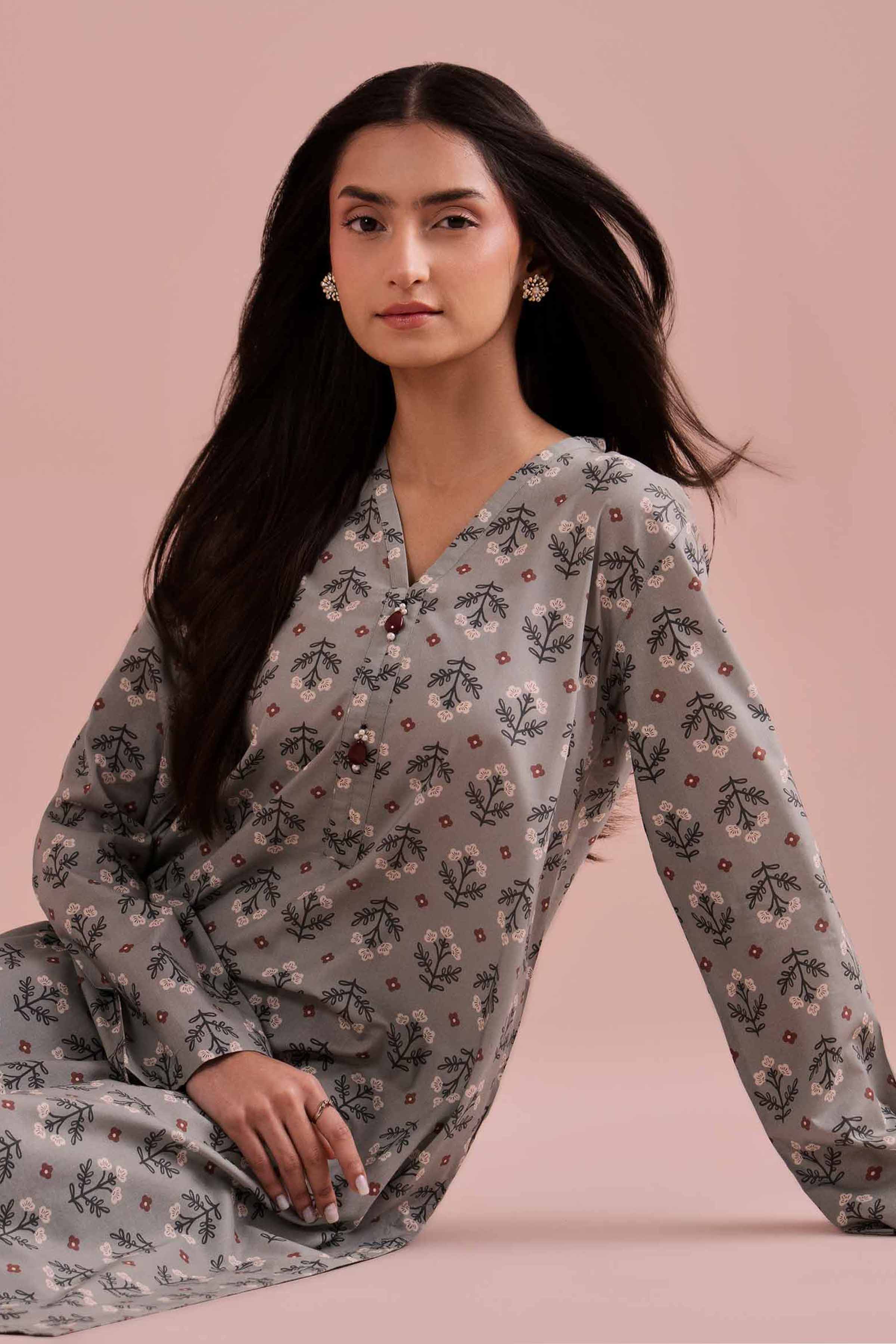 2 Piece - Printed Suit - PE26-187