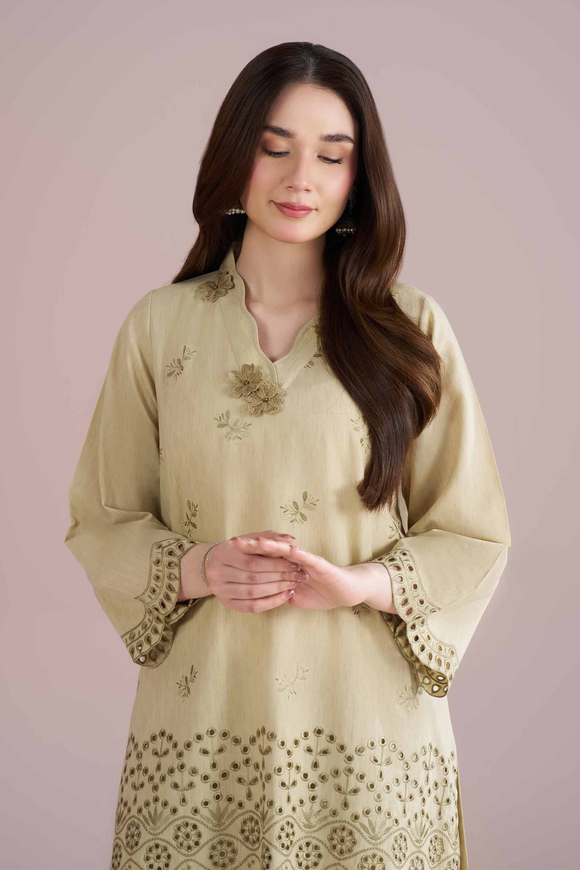 2 Piece - Embroidered Suit - PE26-233