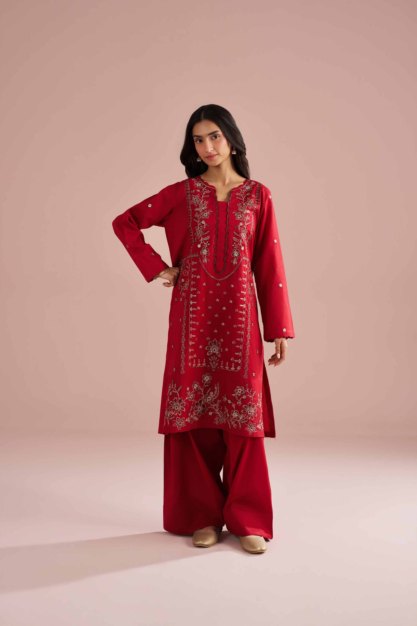 Embroidered Trousers - PE26-663