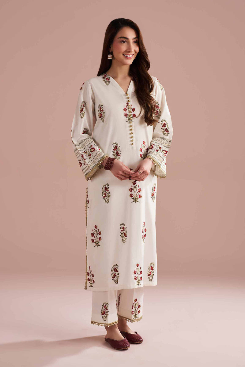 2 Piece - Embroidered Suit - PE26-242