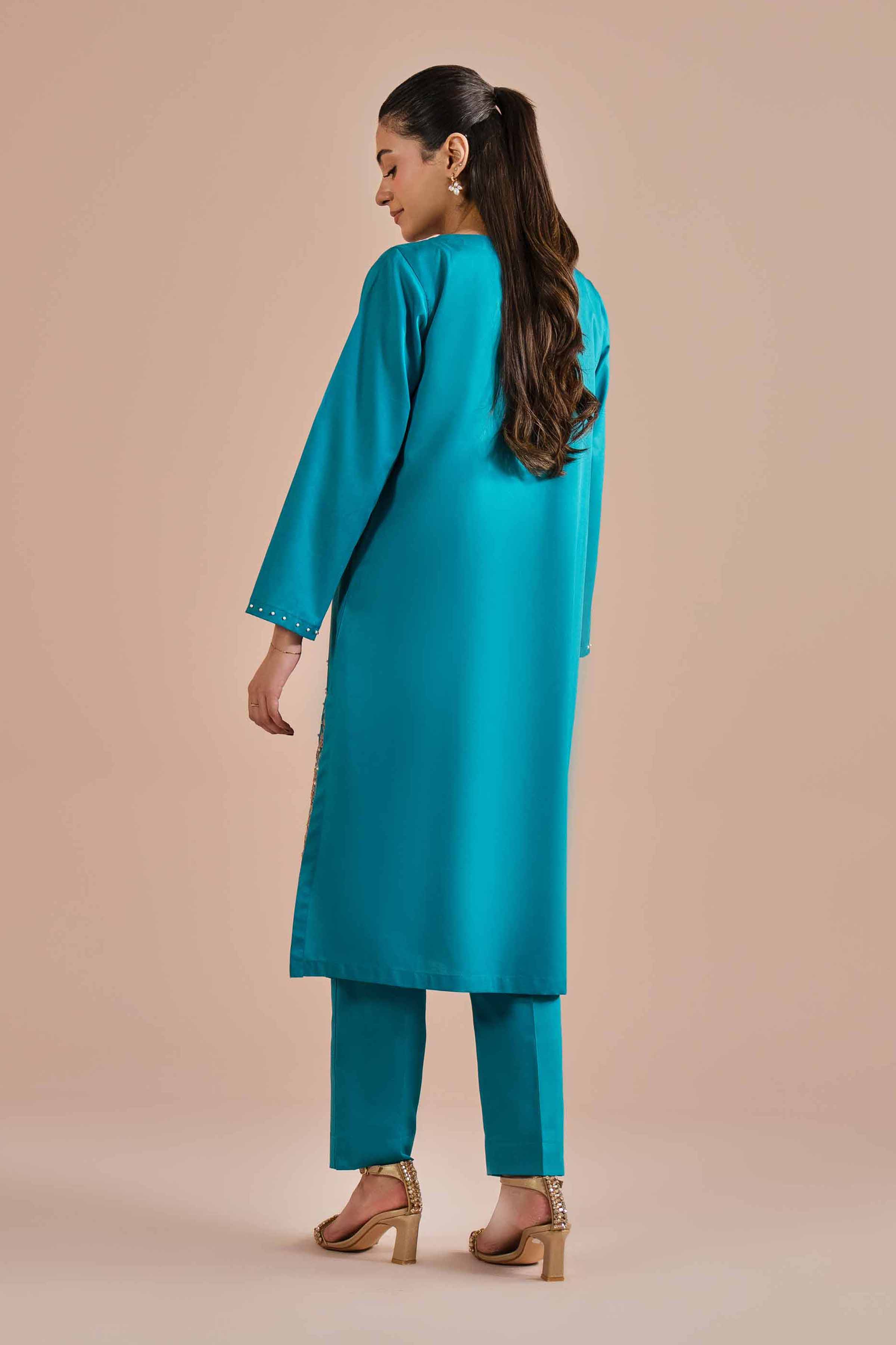 2 Piece - Embroidered Suit - PE26-246