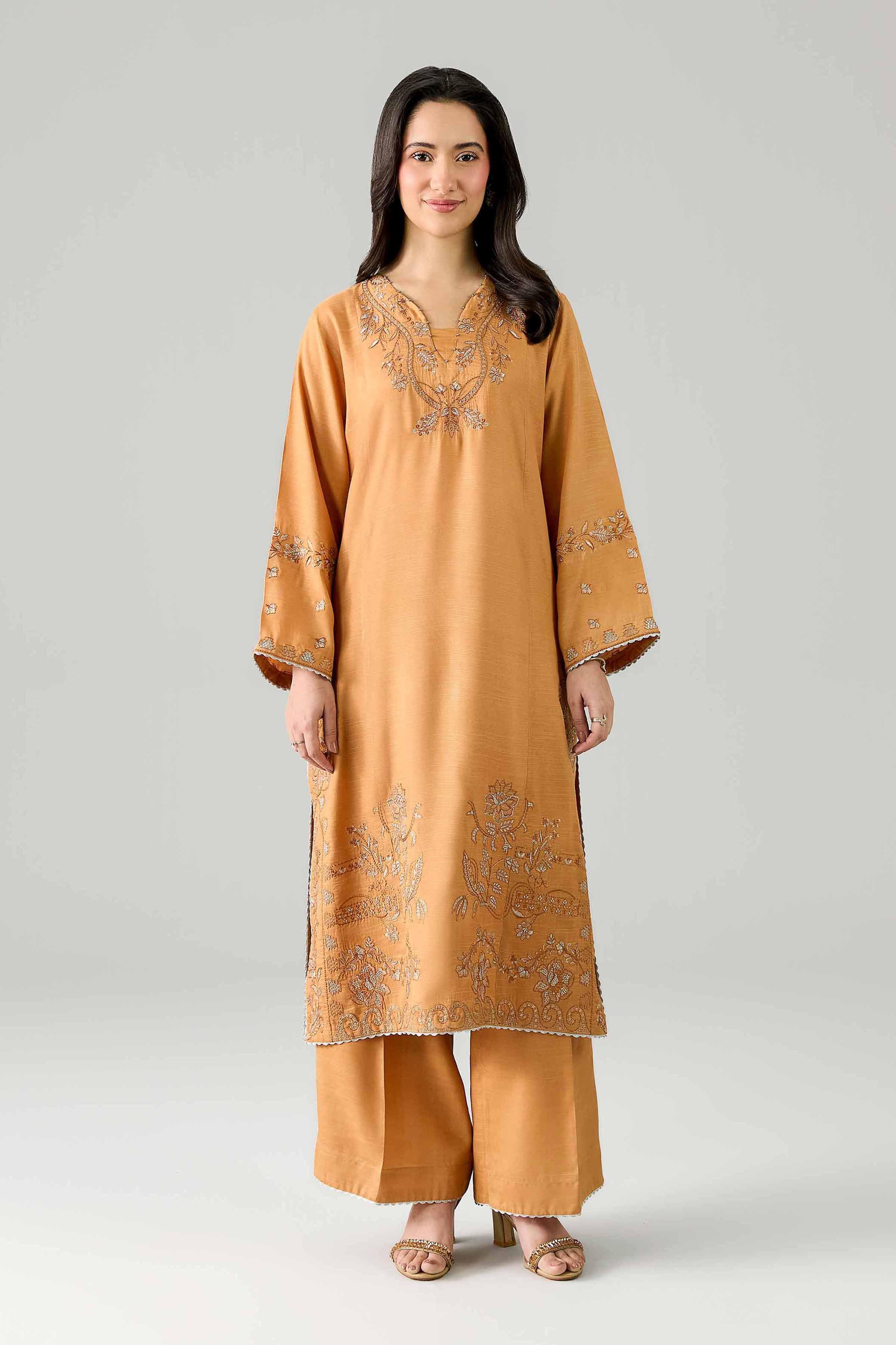 2 Piece - Embroidered Suit - PE26-257