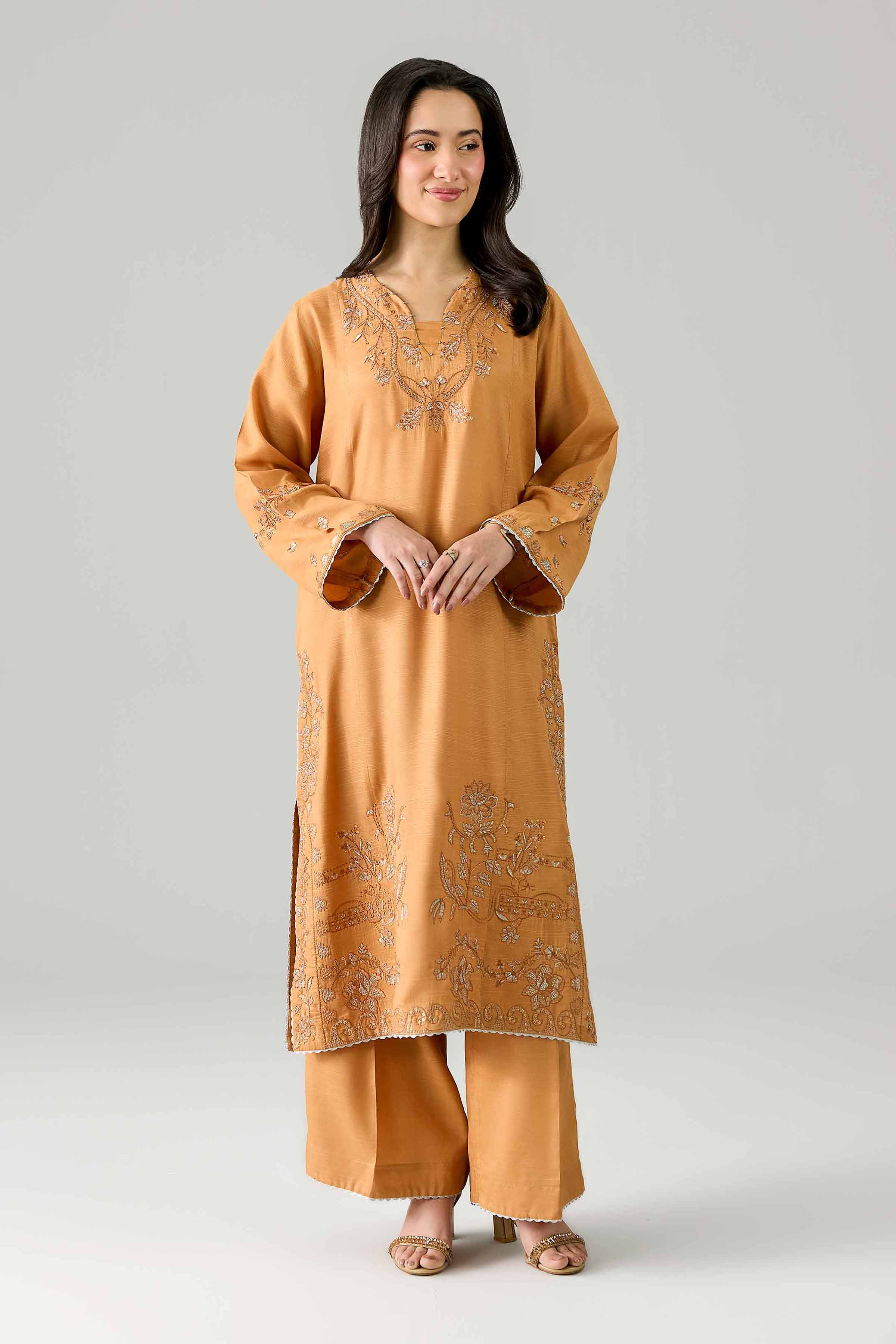 2 Piece - Embroidered Suit - PE26-257