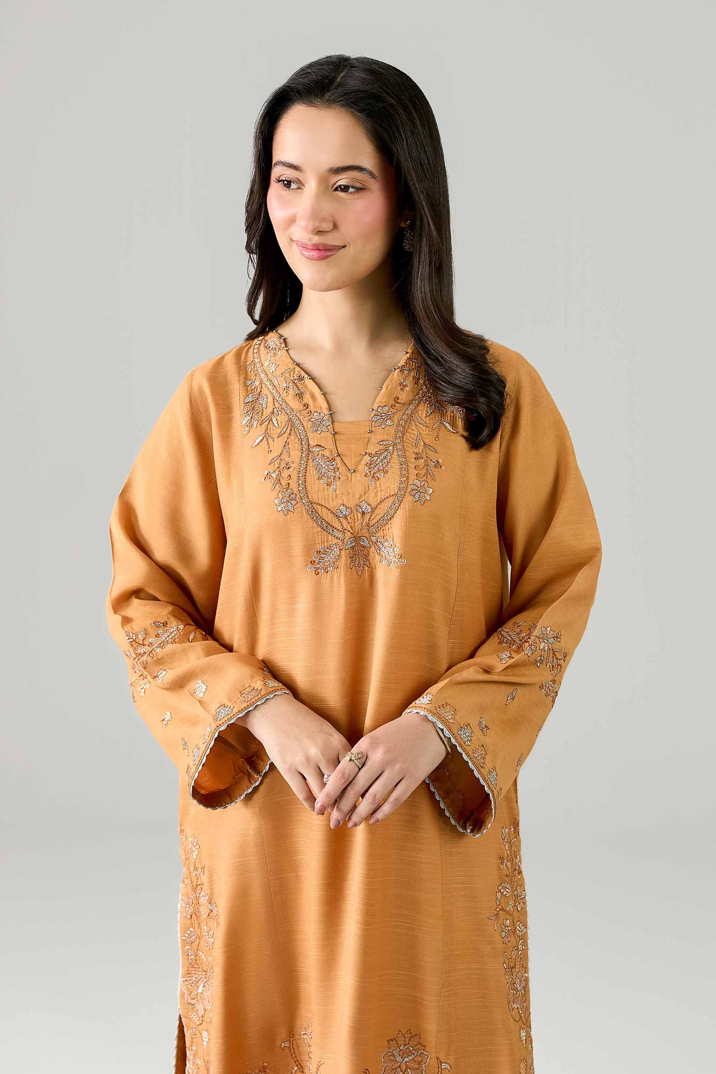 2 Piece - Embroidered Suit - PE26-257