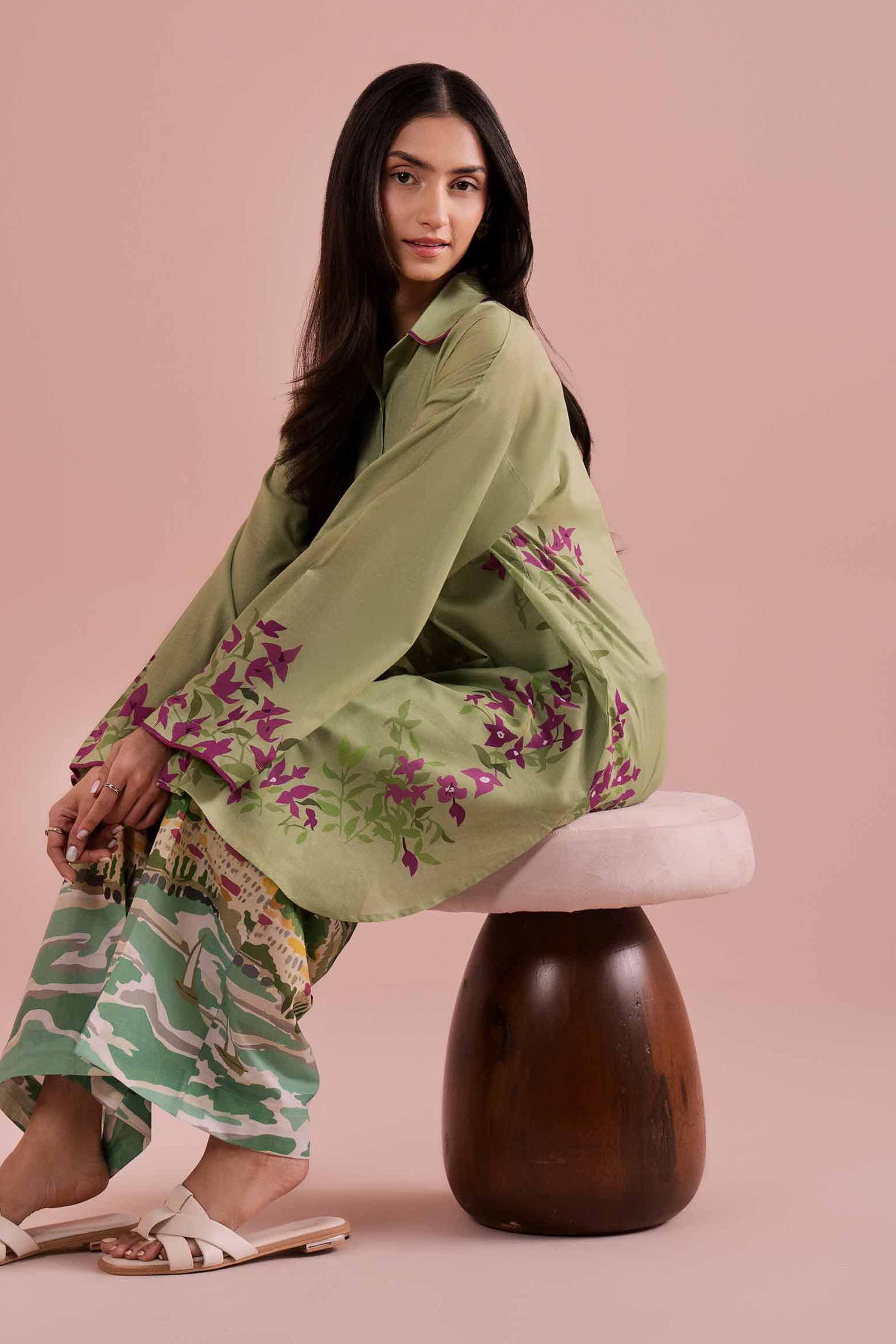 2 Piece - Printed Suit - PE26-265