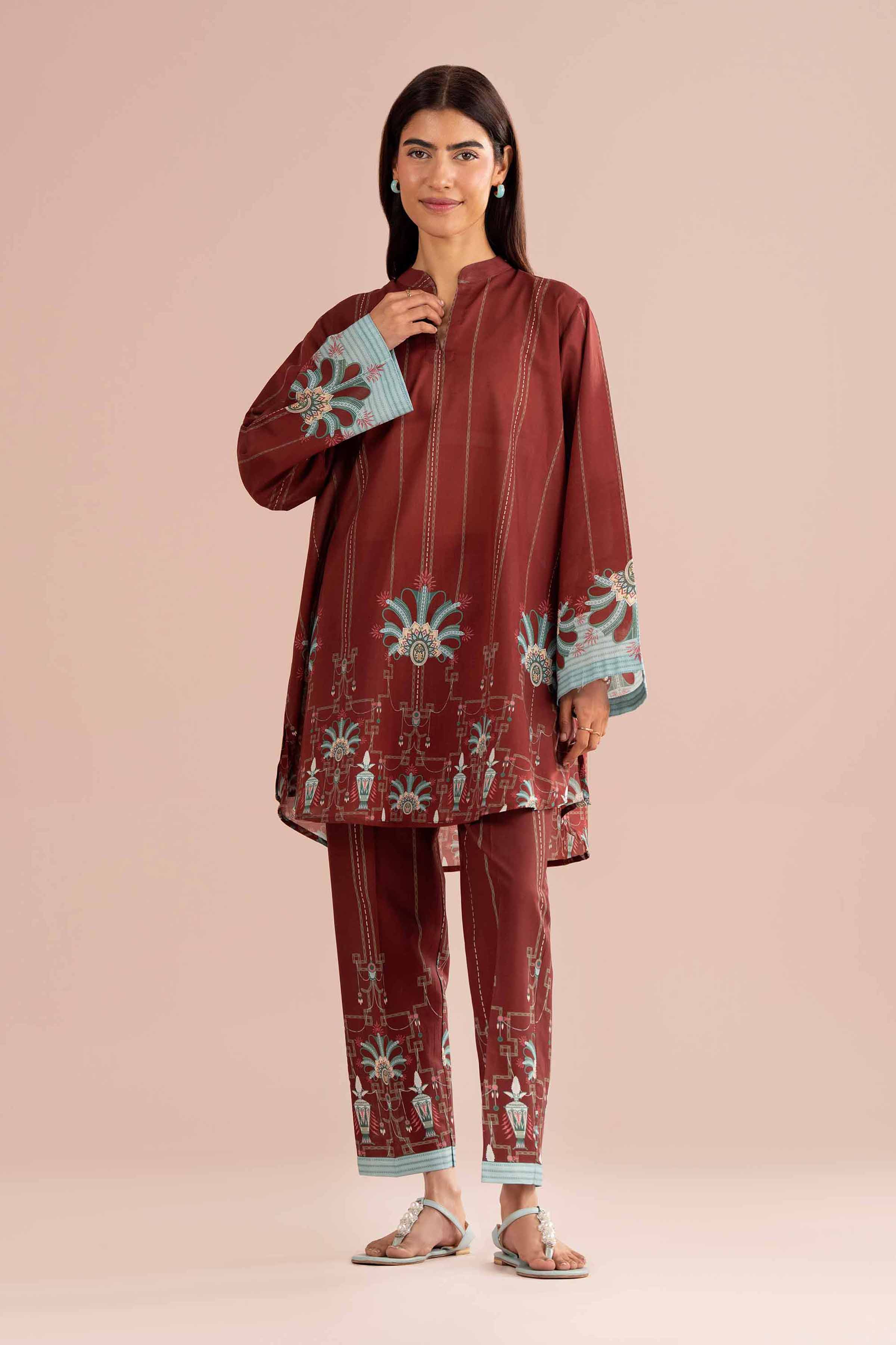 2 Piece - Printed Suit - PE26-279