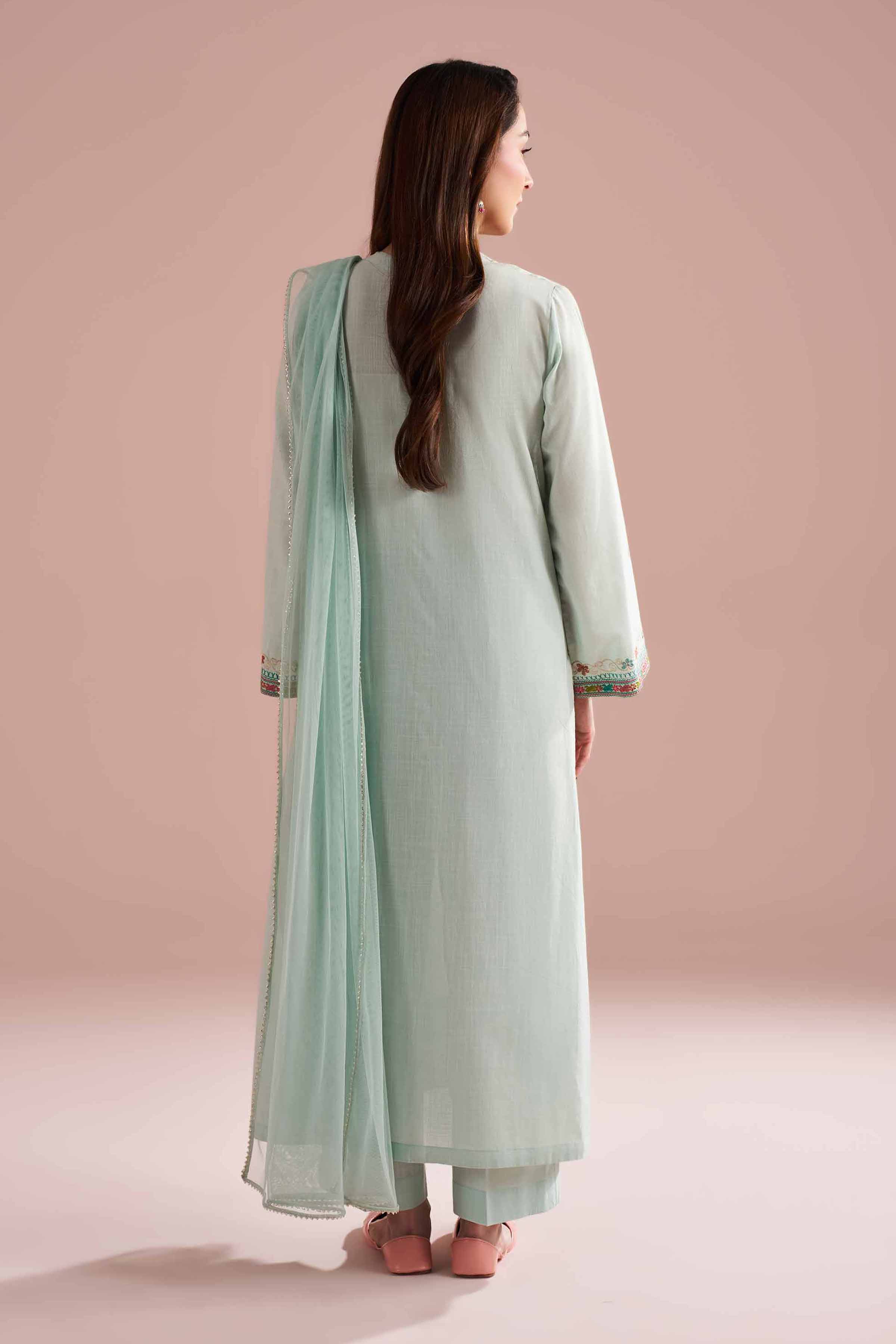 3 Piece - Embroidered Suit - PE26-324