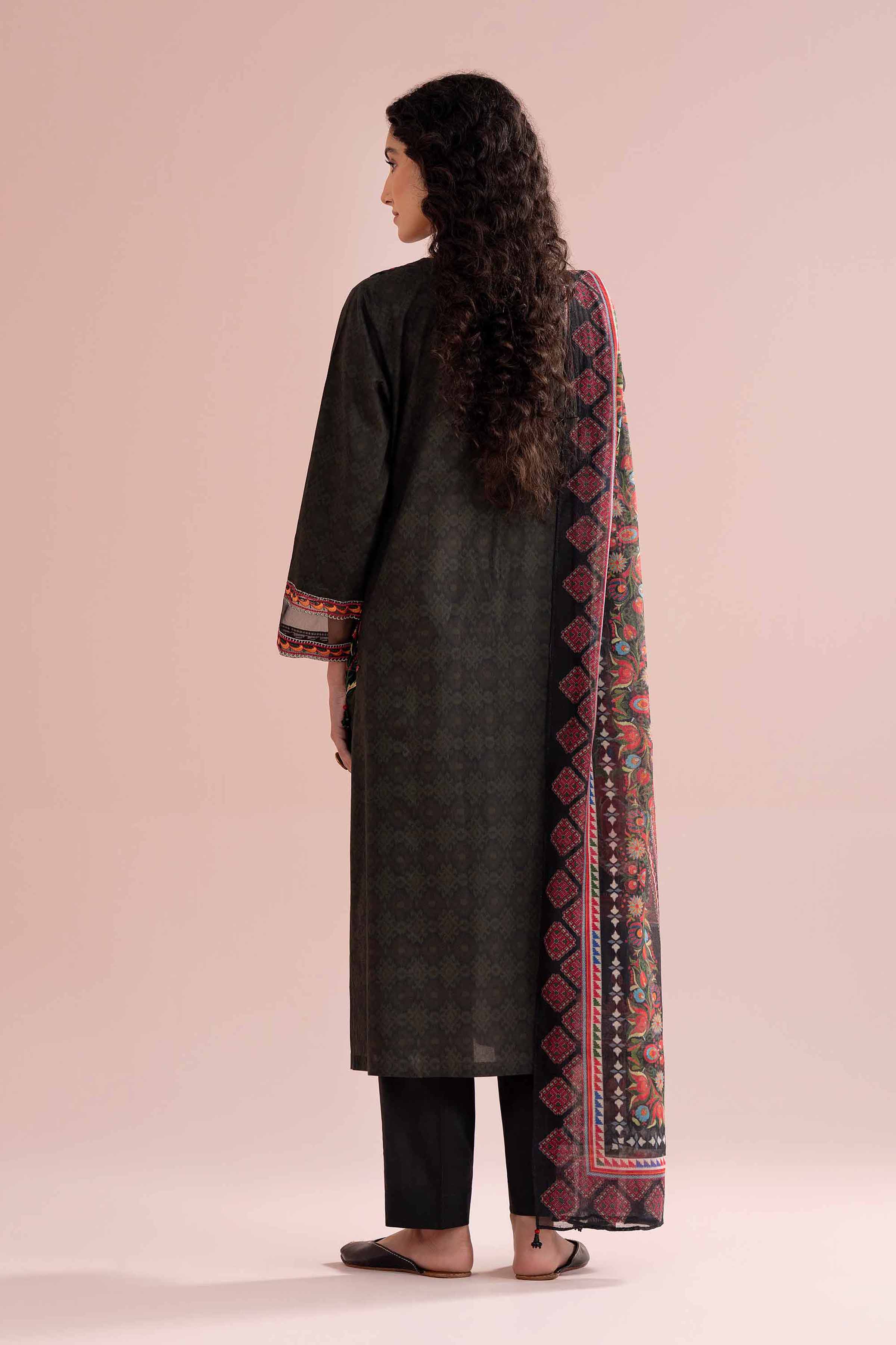 3 Piece - Embroidered Suit - PE26-329