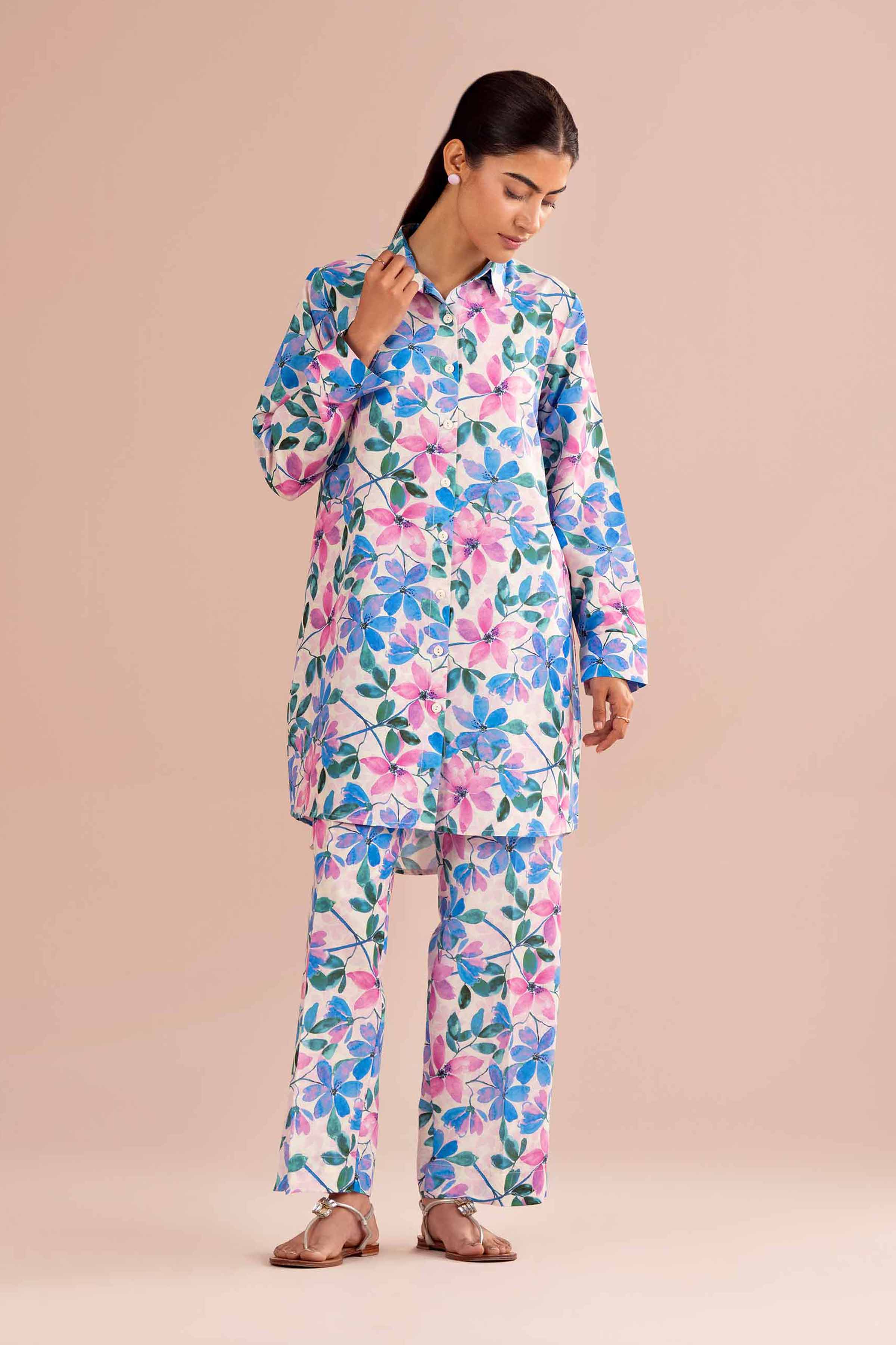 2 Piece - Printed Suit - PE26-418