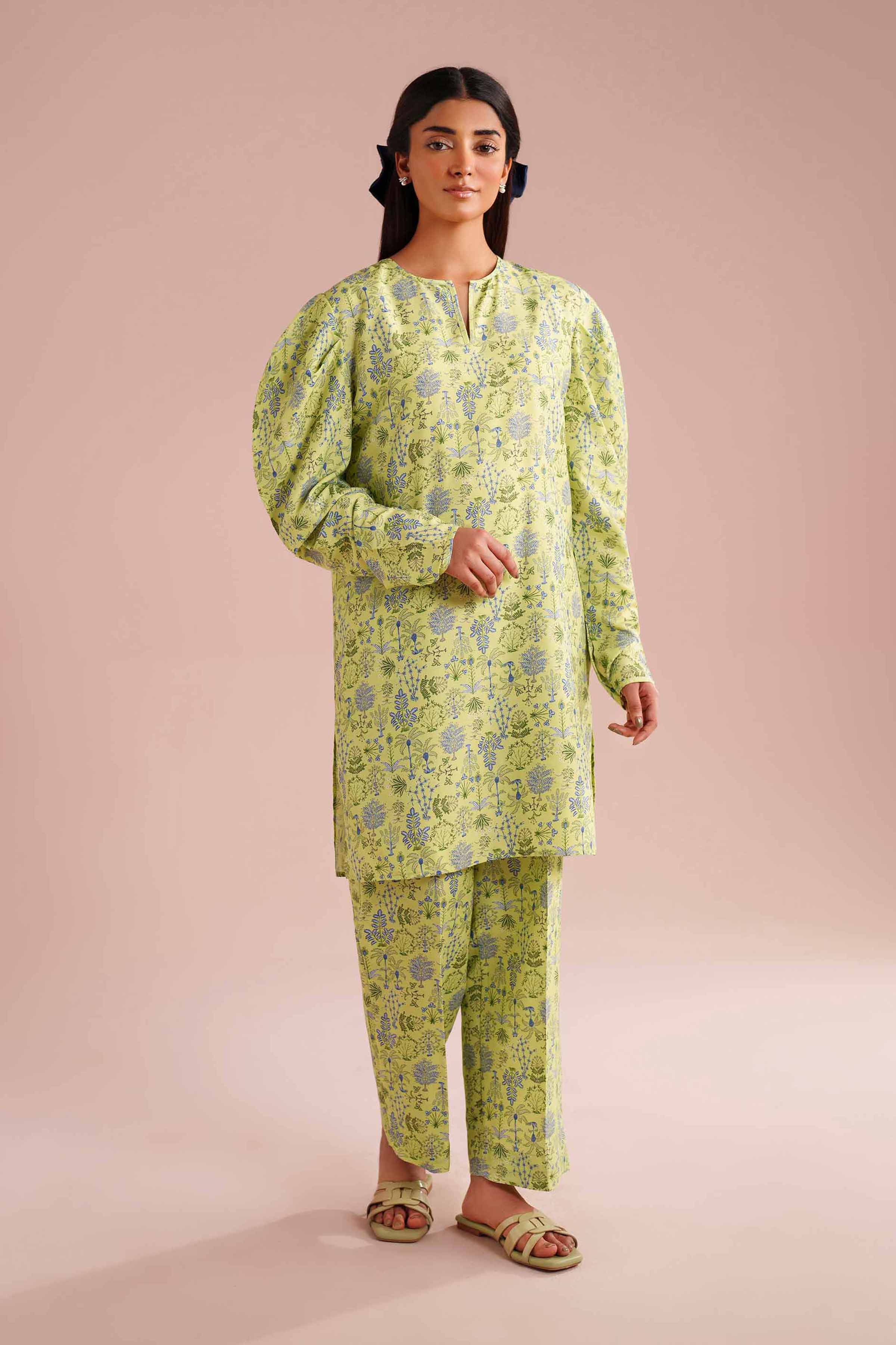 2 Piece - Printed Suit - PE26-420