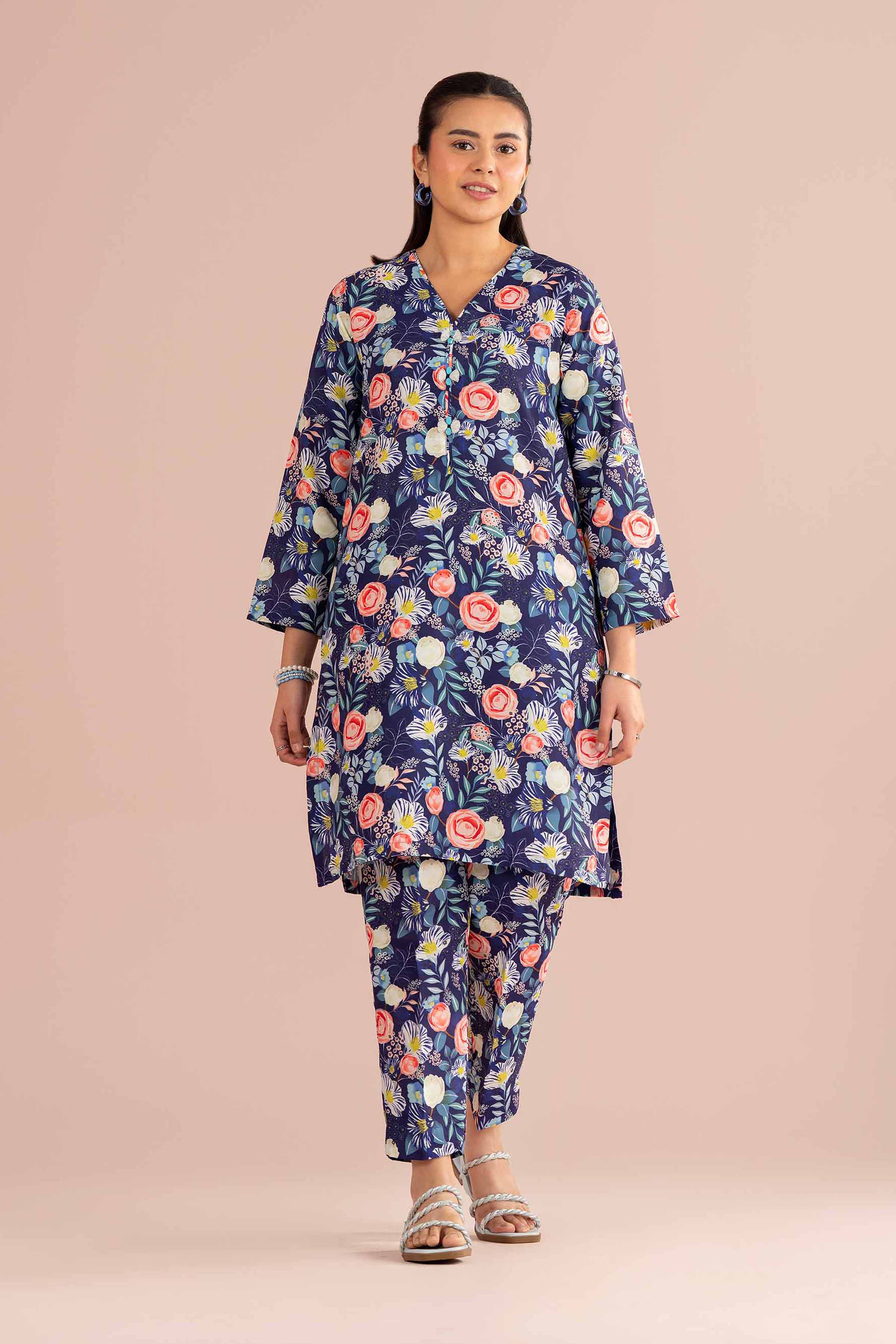 2 Piece - Printed Suit - PE26-424