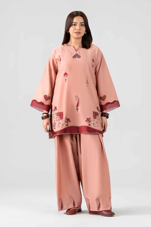 2 Piece - Embroidered Suit - PE26-463