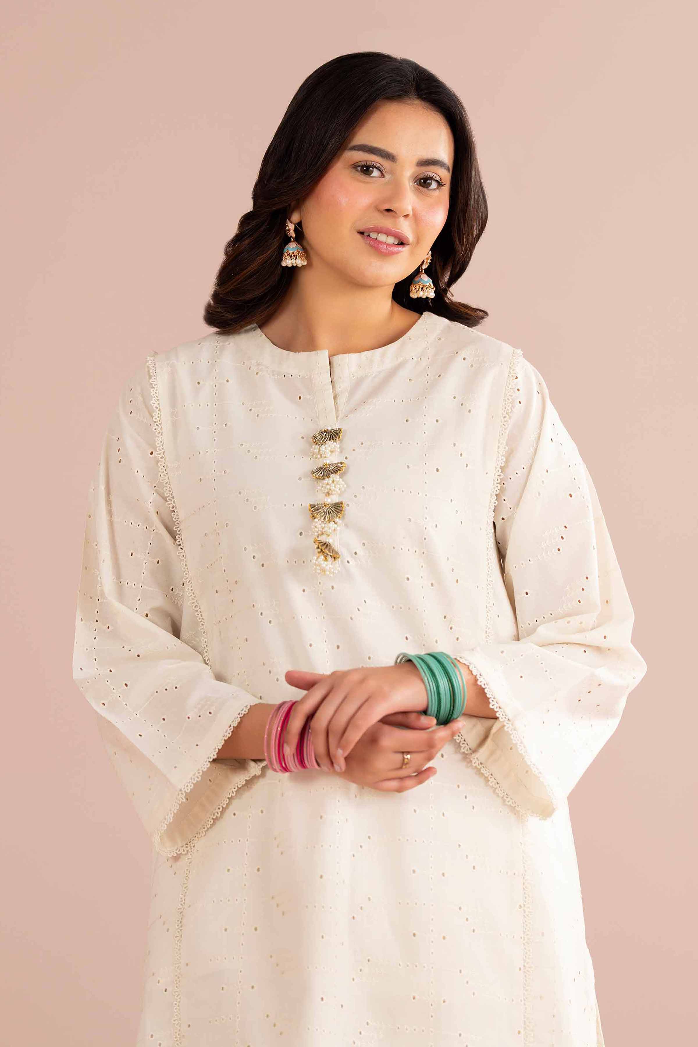 2 Piece - Embroidered Suit - PE26-472