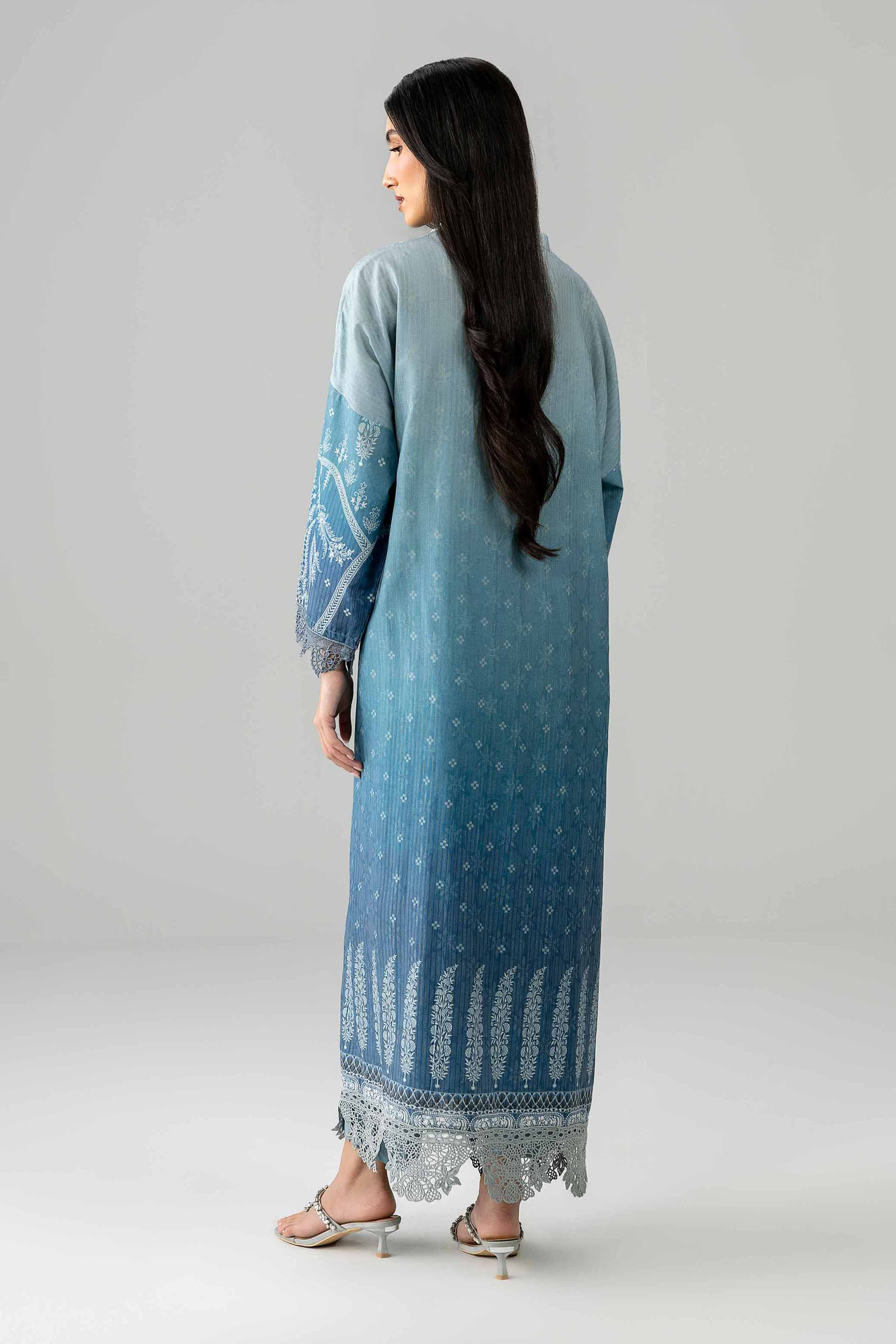 2 Piece - Printed Embroidered Suit - PE26-490