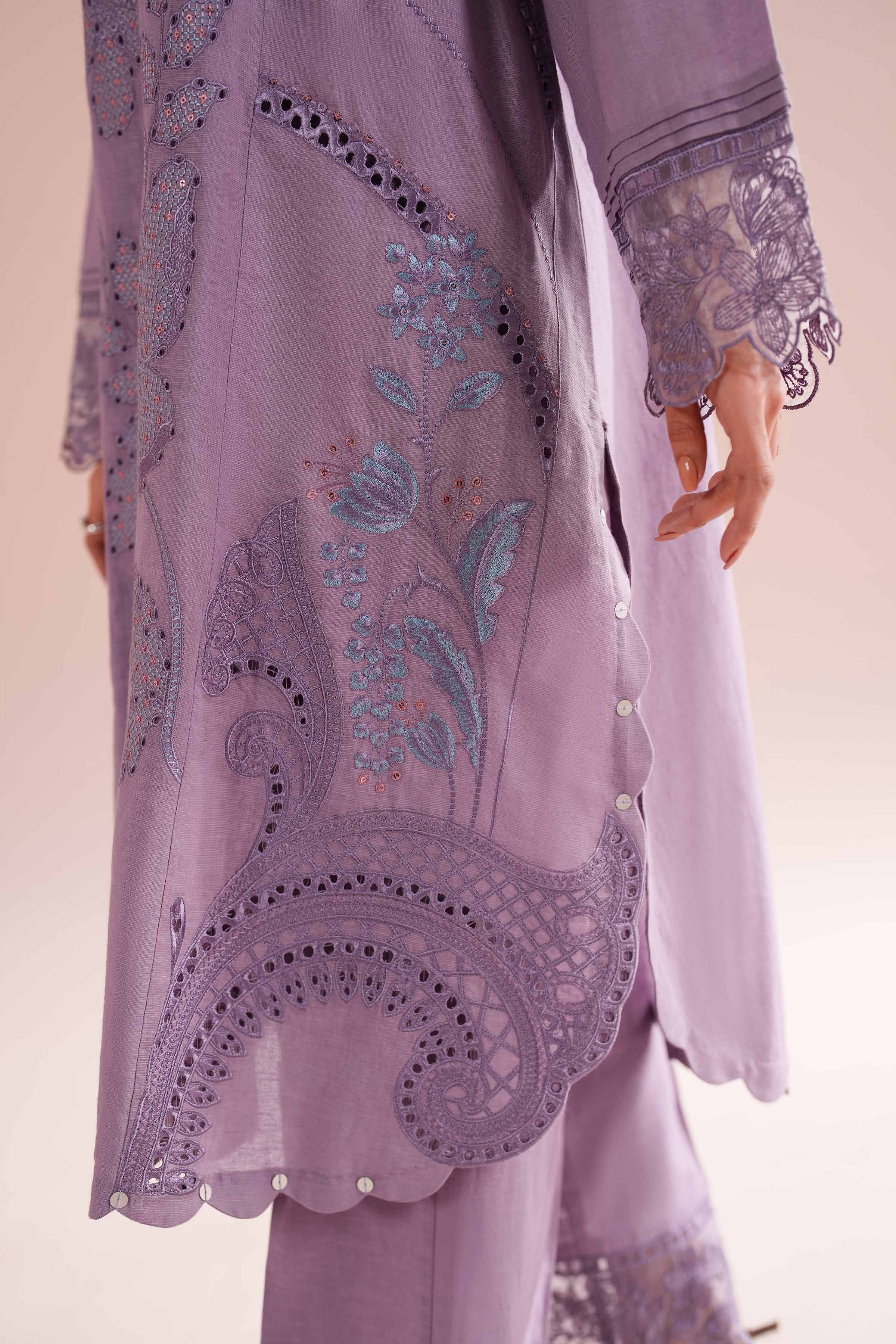 2 Piece - Embroidered Suit - PE26-54